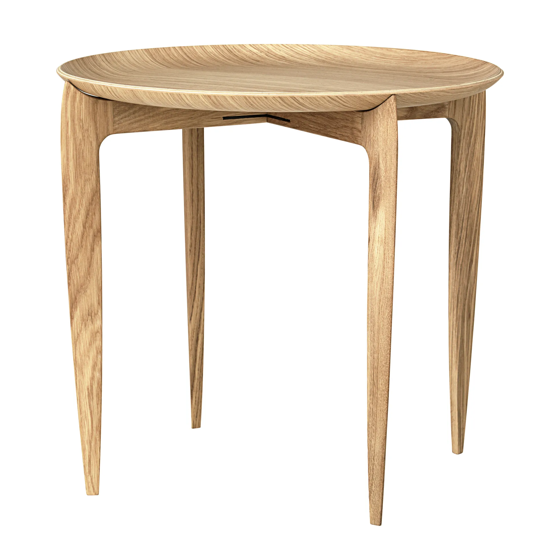 Tabuleiro de mesa dobrável Ø 45 cm, Carvalho Fritz Hansen