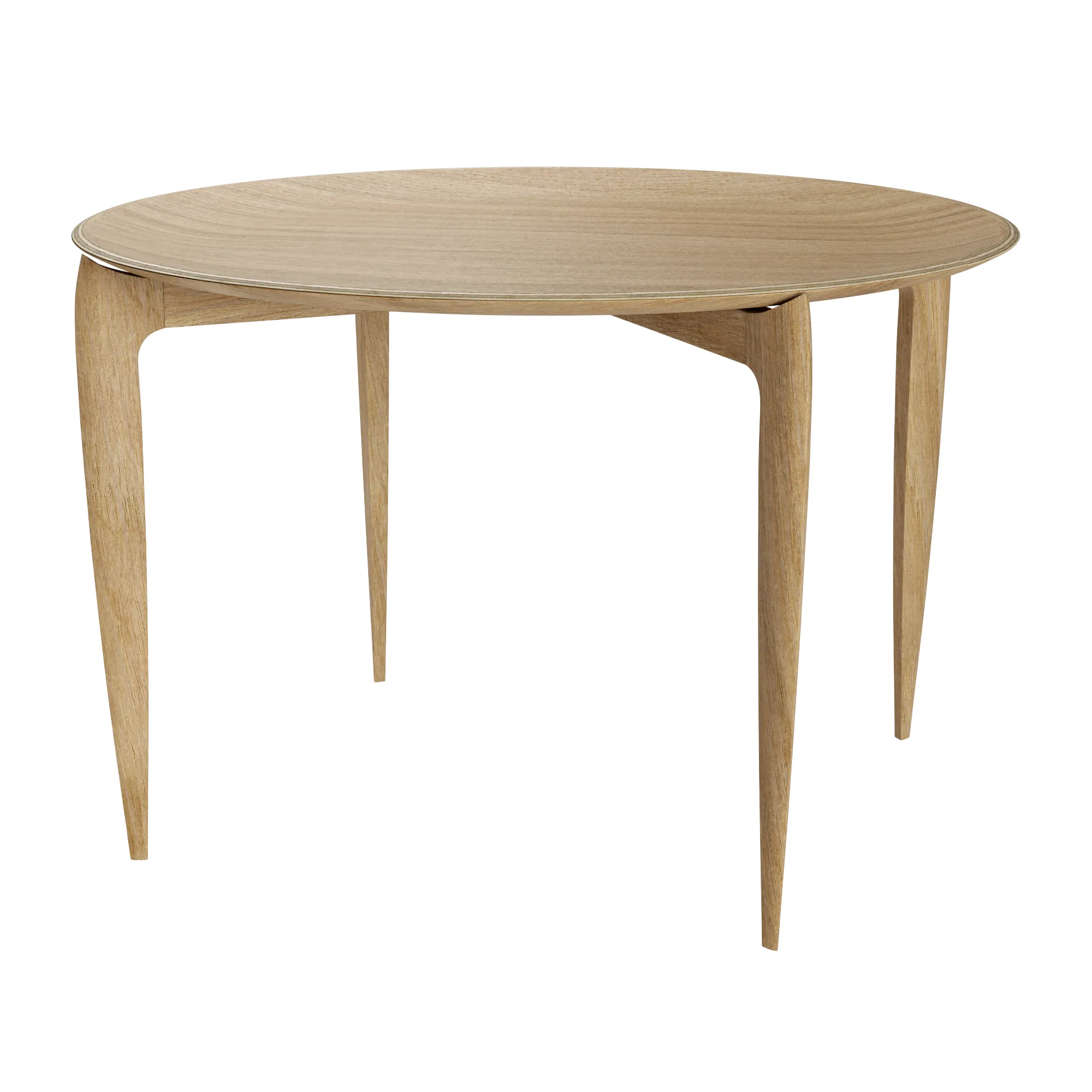 Tabuleiro de mesa dobrável Ø 60 cm, Carvalho oleado Fritz Hansen