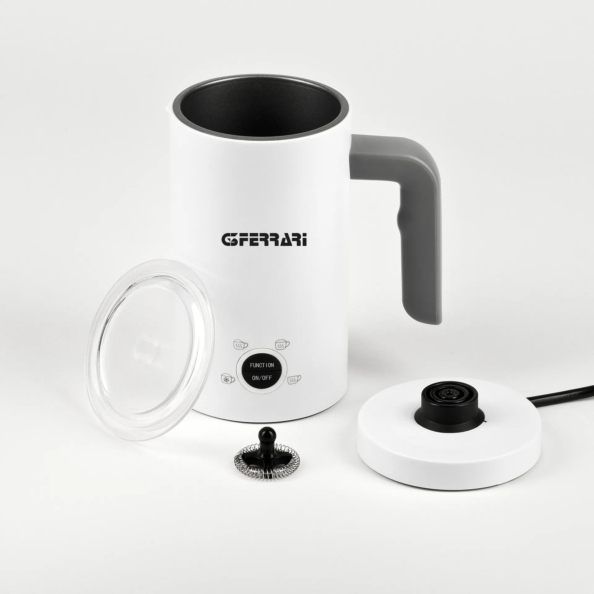 Espumador de leite Montante 30 cl, Branco G3 Ferrari