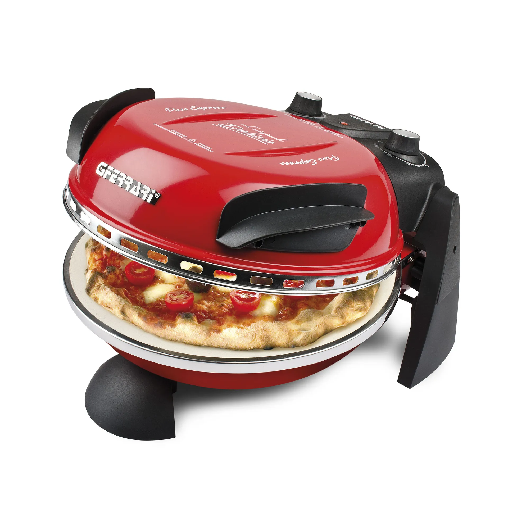 Forno de pizza Delizia Ø31 cm, Vermelho G3 Ferrari
