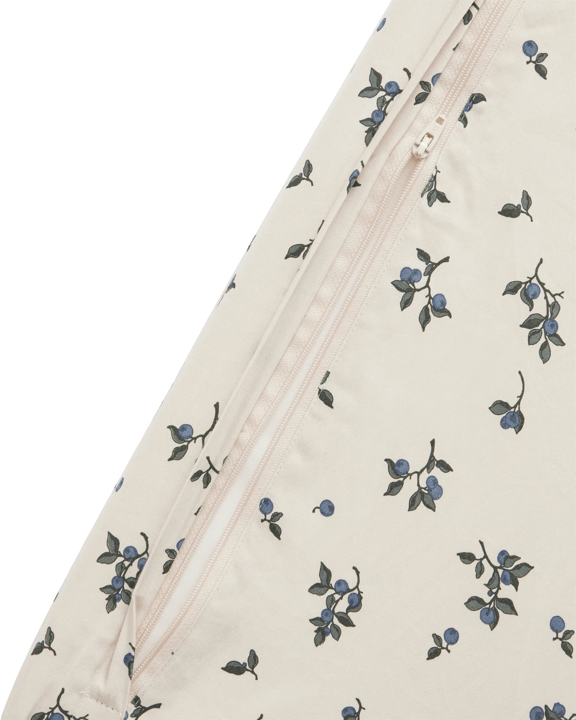 Almofada para troca de fraldas acolchoada em cetim Blueberry, 50x65x9 cm Garbo&Friends