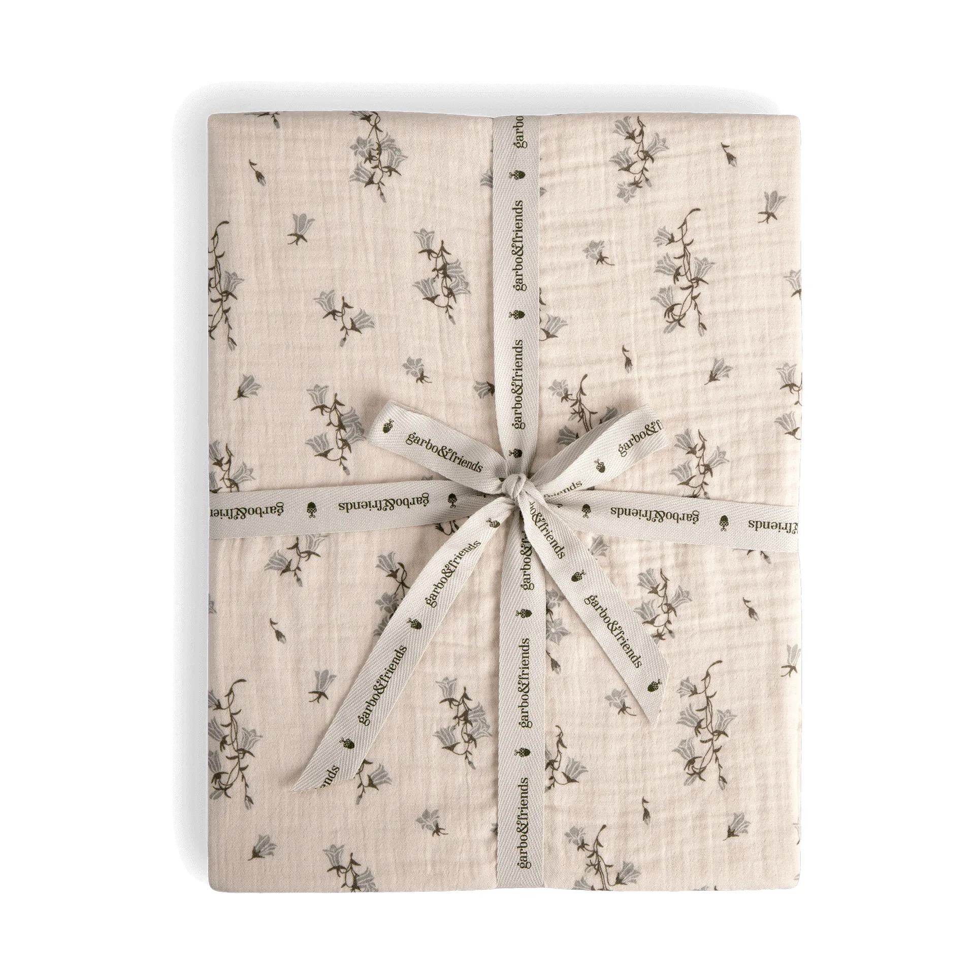 Bluebell Muslin lençol com elástico, 70x140x20 cm Garbo&Friends