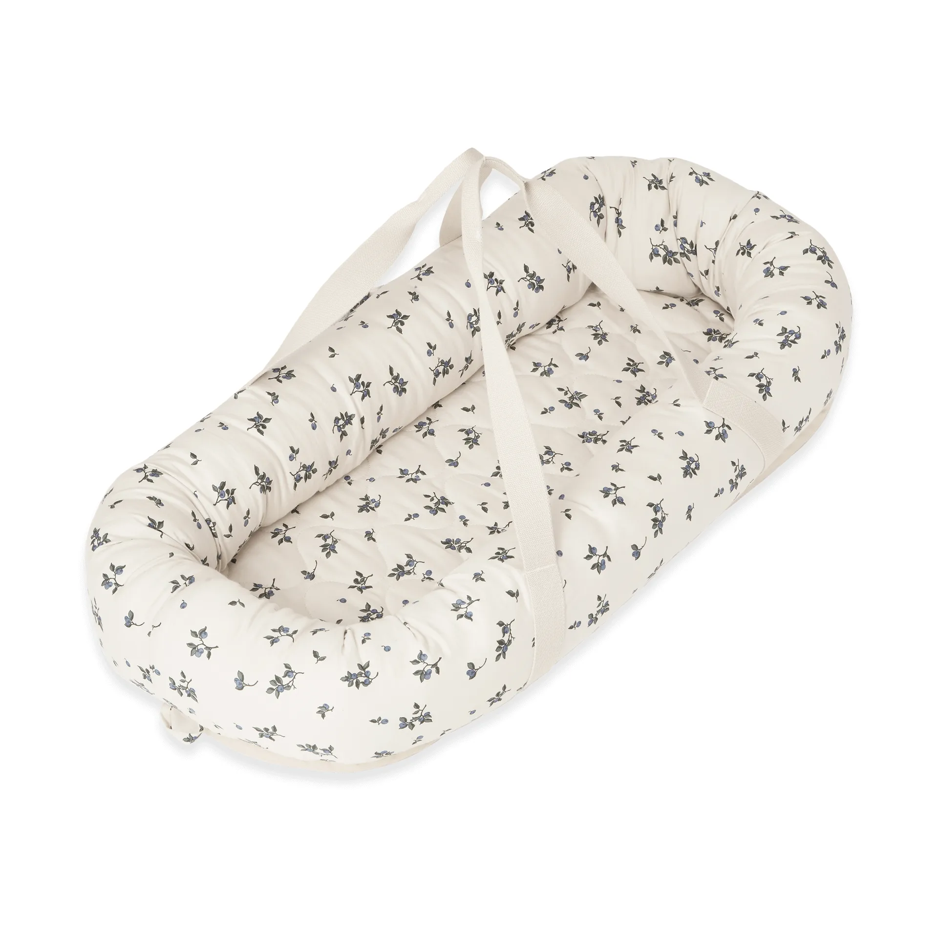 Blueberry satin acolchoado ninho para bebé, 43x87x16 cm Garbo&Friends