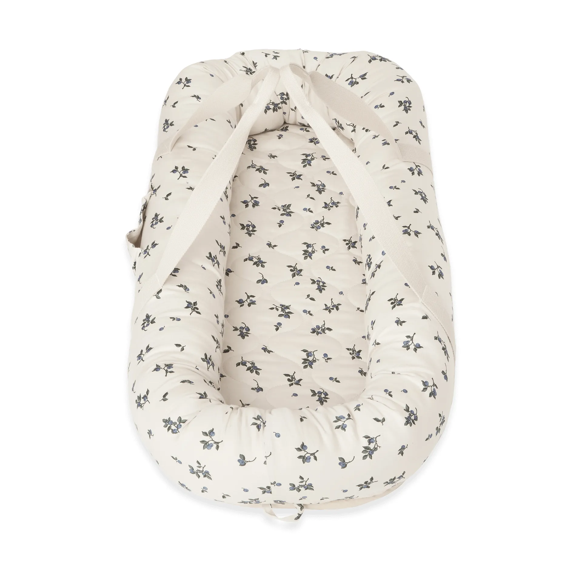 Blueberry satin acolchoado ninho para bebé, 43x87x16 cm Garbo&Friends