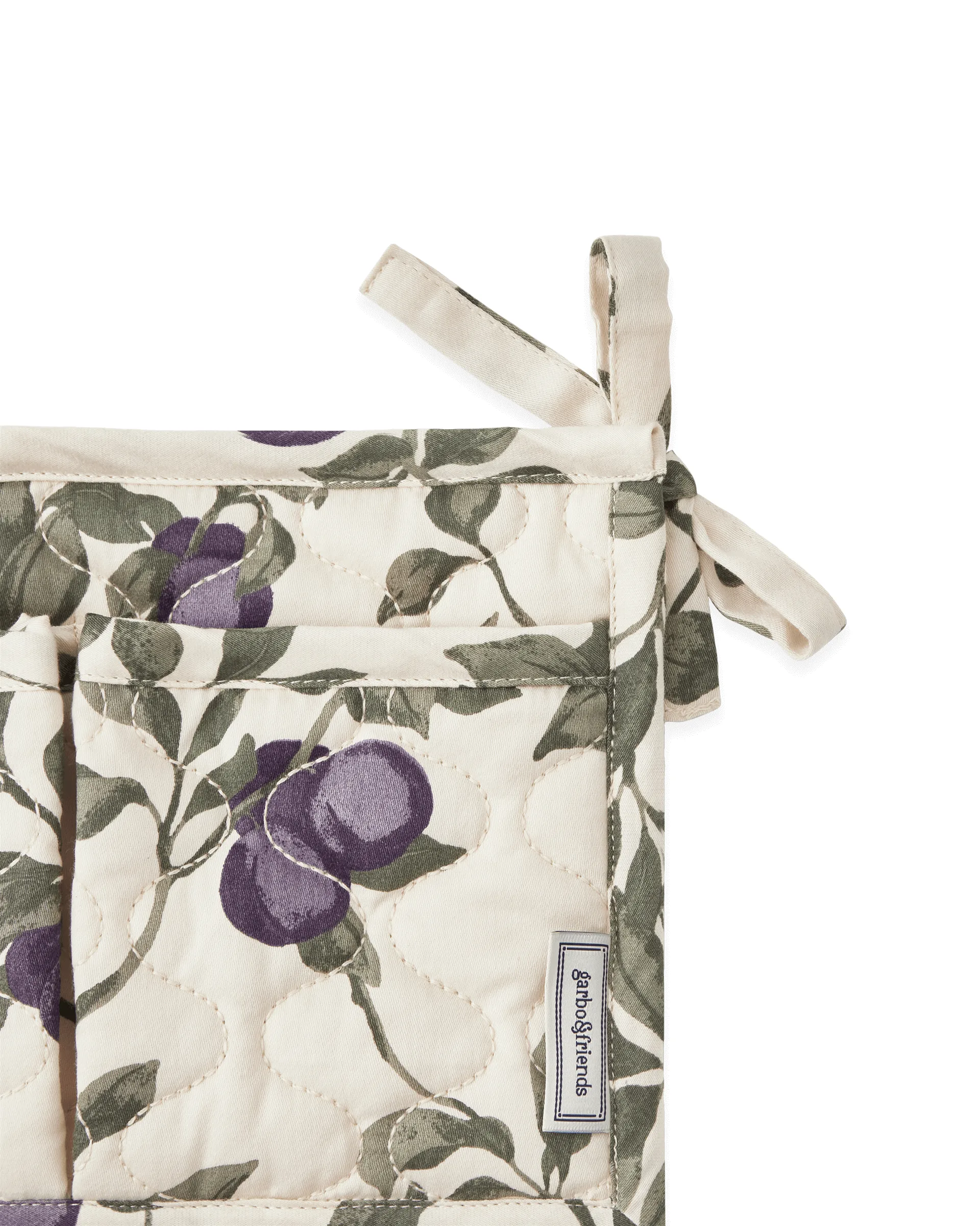 Bolsa de cama acolchoada em cetim Plum, 43x18cm Garbo&Friends