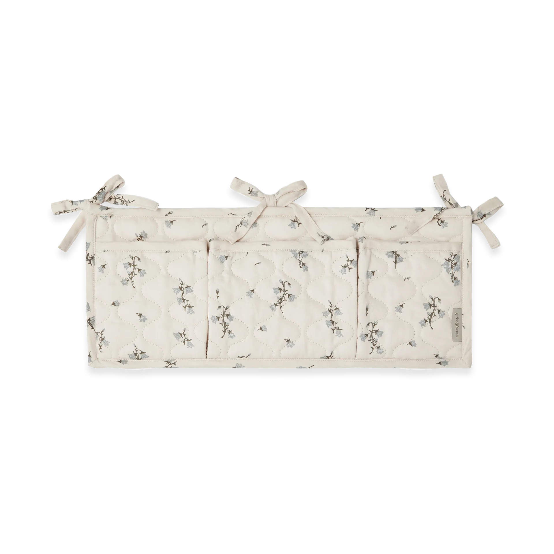 Bolso de cama acolchoado em cetim Bluebell, 18x43 cm Garbo&Friends