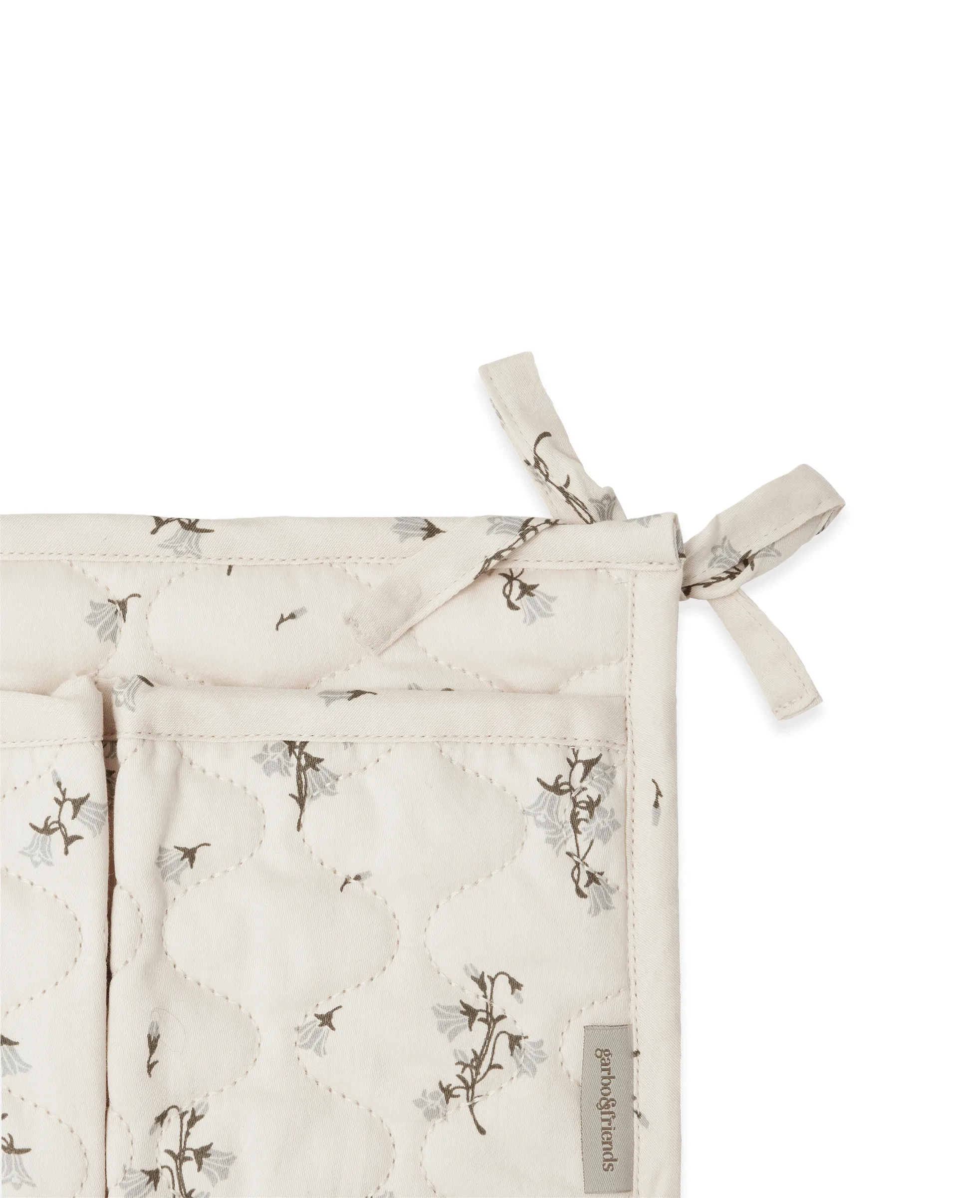 Bolso de cama acolchoado em cetim Bluebell, 18x43 cm Garbo&Friends