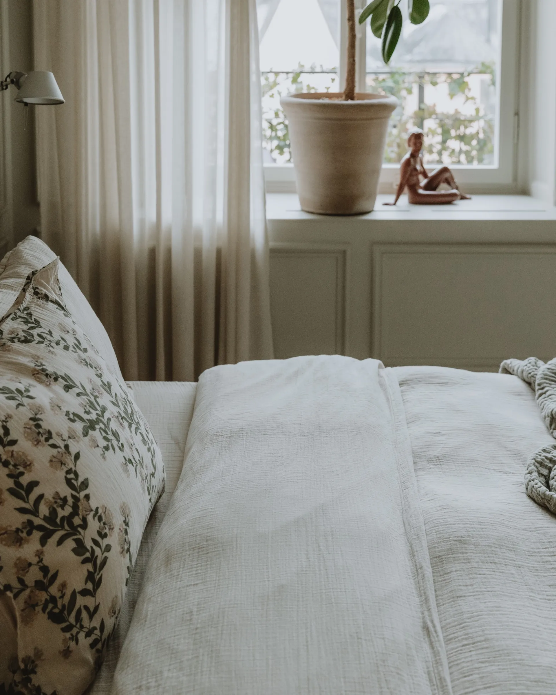 Capa de edredão Eggshell Muslin double, 220x240 cm Garbo&Friends