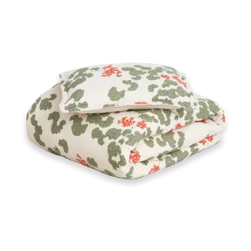 Conjunto de cama baby Pelargonium Muslin - 70x80 cm/28x35 cm - Garbo&Friends