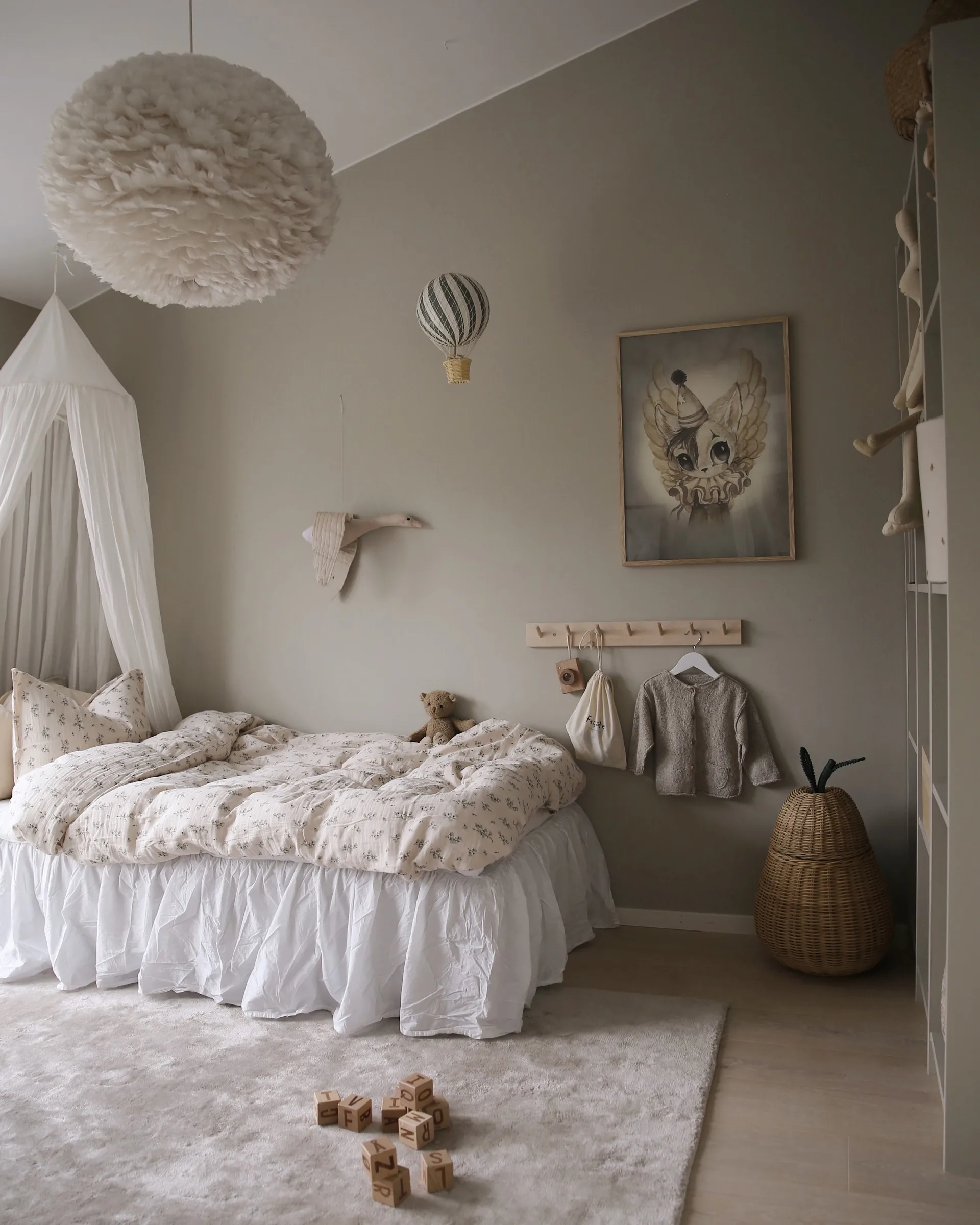 Conjunto de cama Bluebell Muslin, 140x200 cm/50x75 cm Garbo&Friends