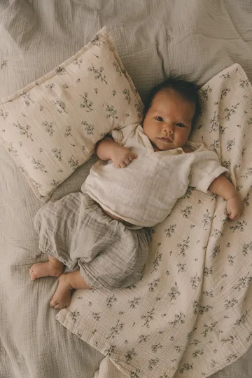 Conjunto de cama Bluebell Muslin baby - 70x80 cm/28x35 cm - Garbo&Friends