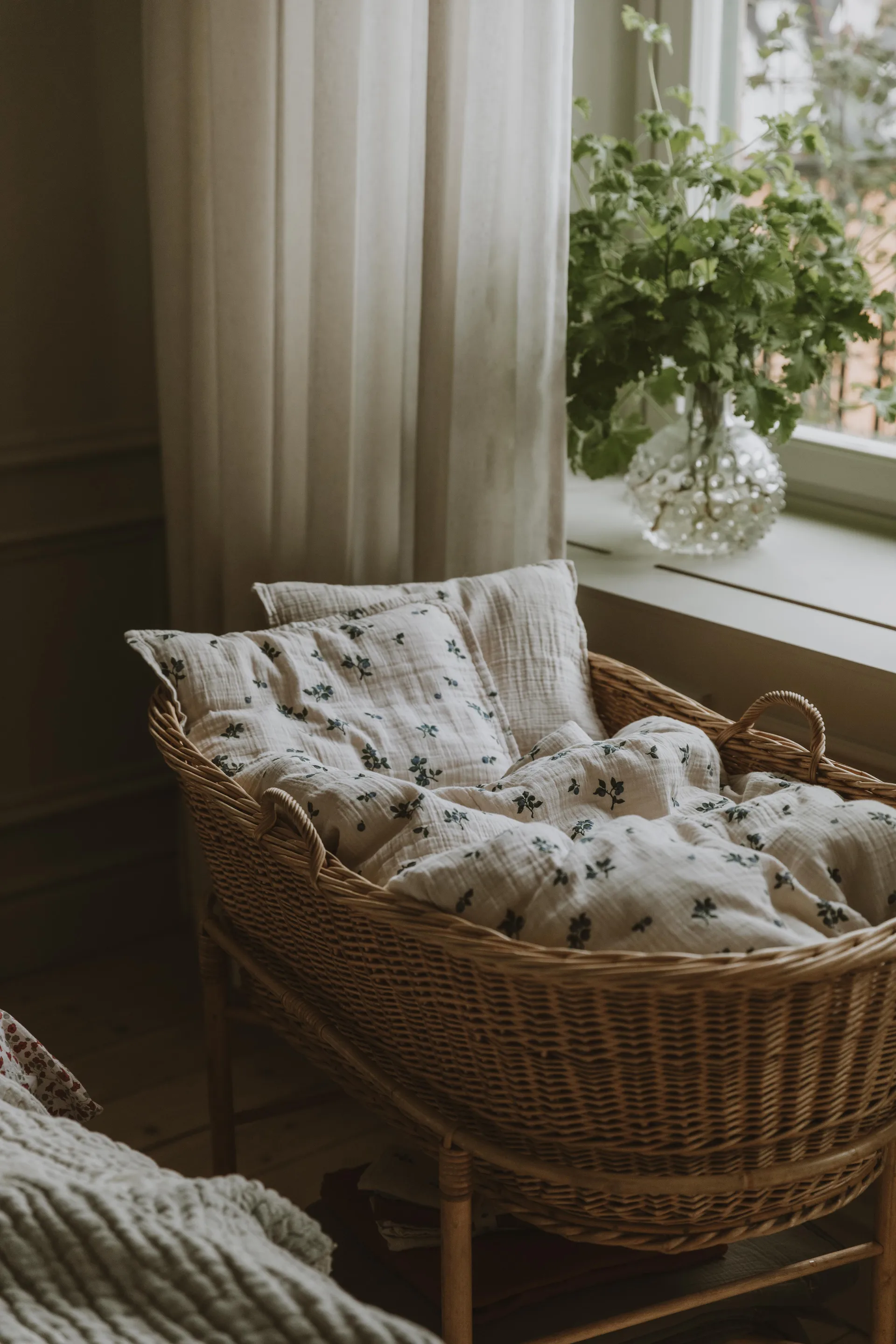 Conjunto de cama Blueberry Muslin baby, 70x80 cm/28x35 cm Garbo&Friends