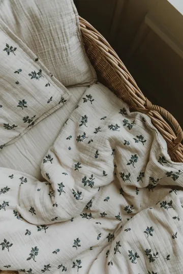 Conjunto de cama Blueberry Muslin baby - 70x80 cm/28x35 cm - Garbo&Friends