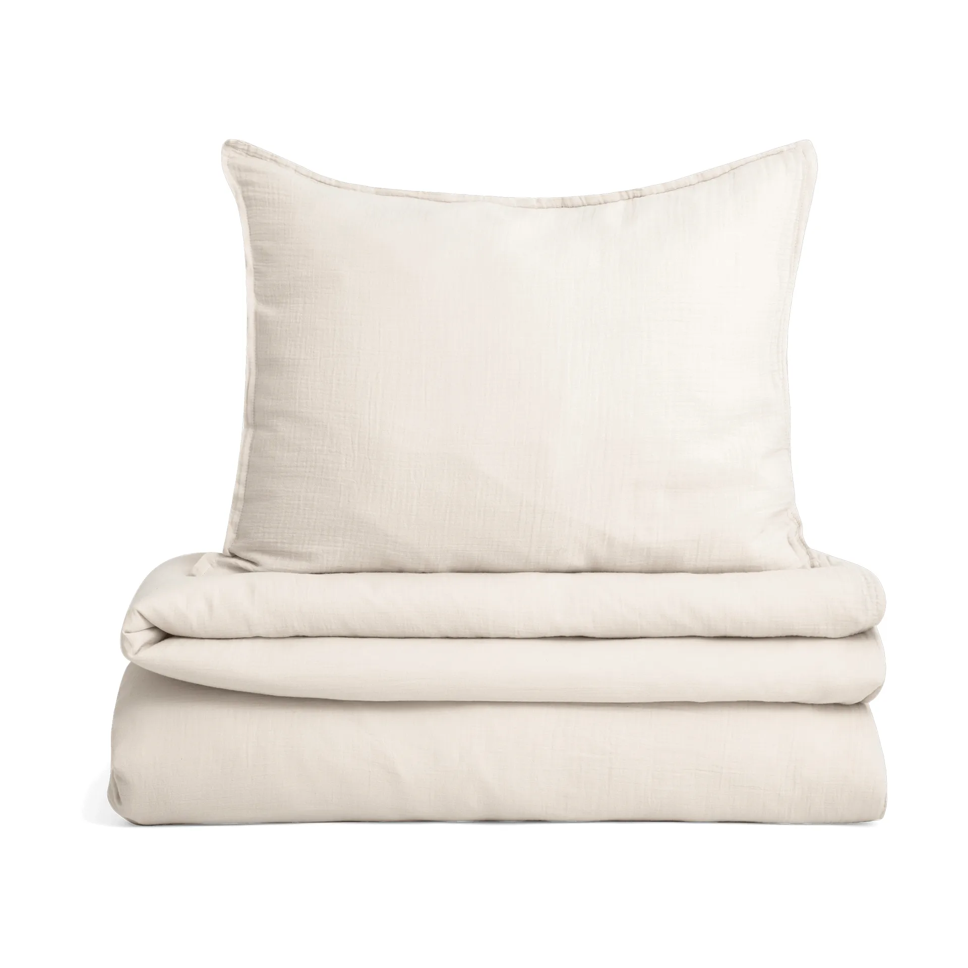 Conjunto de cama Eggshell Muslin, 140x200 cm/50x75 cm Garbo&Friends