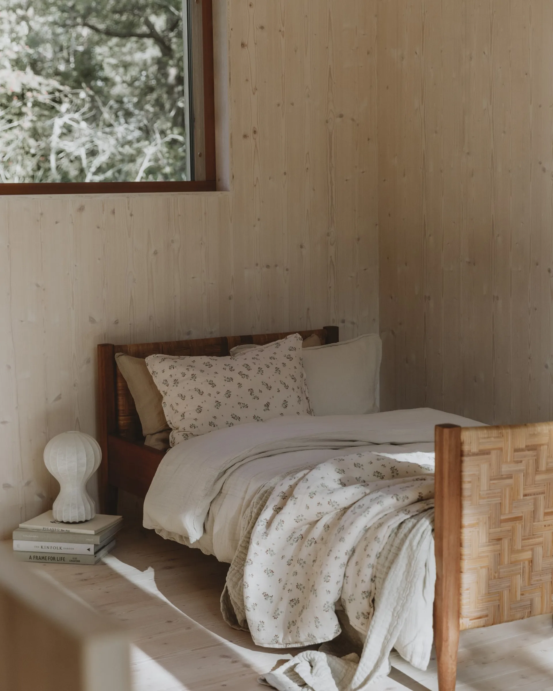 Conjunto de cama Eggshell Muslin, 140x200 cm/50x75 cm Garbo&Friends