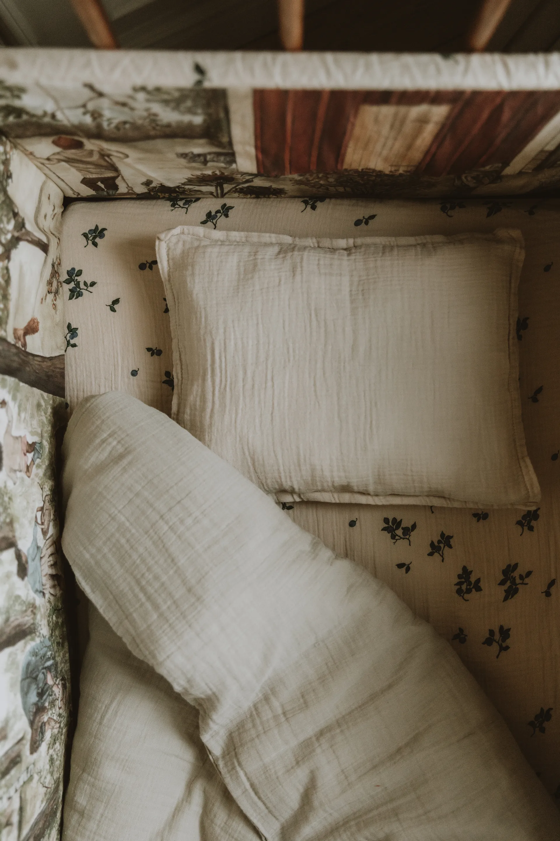 Conjunto de cama Eggshell Muslin junior, 100x140 cm/40x60 cm Garbo&Friends