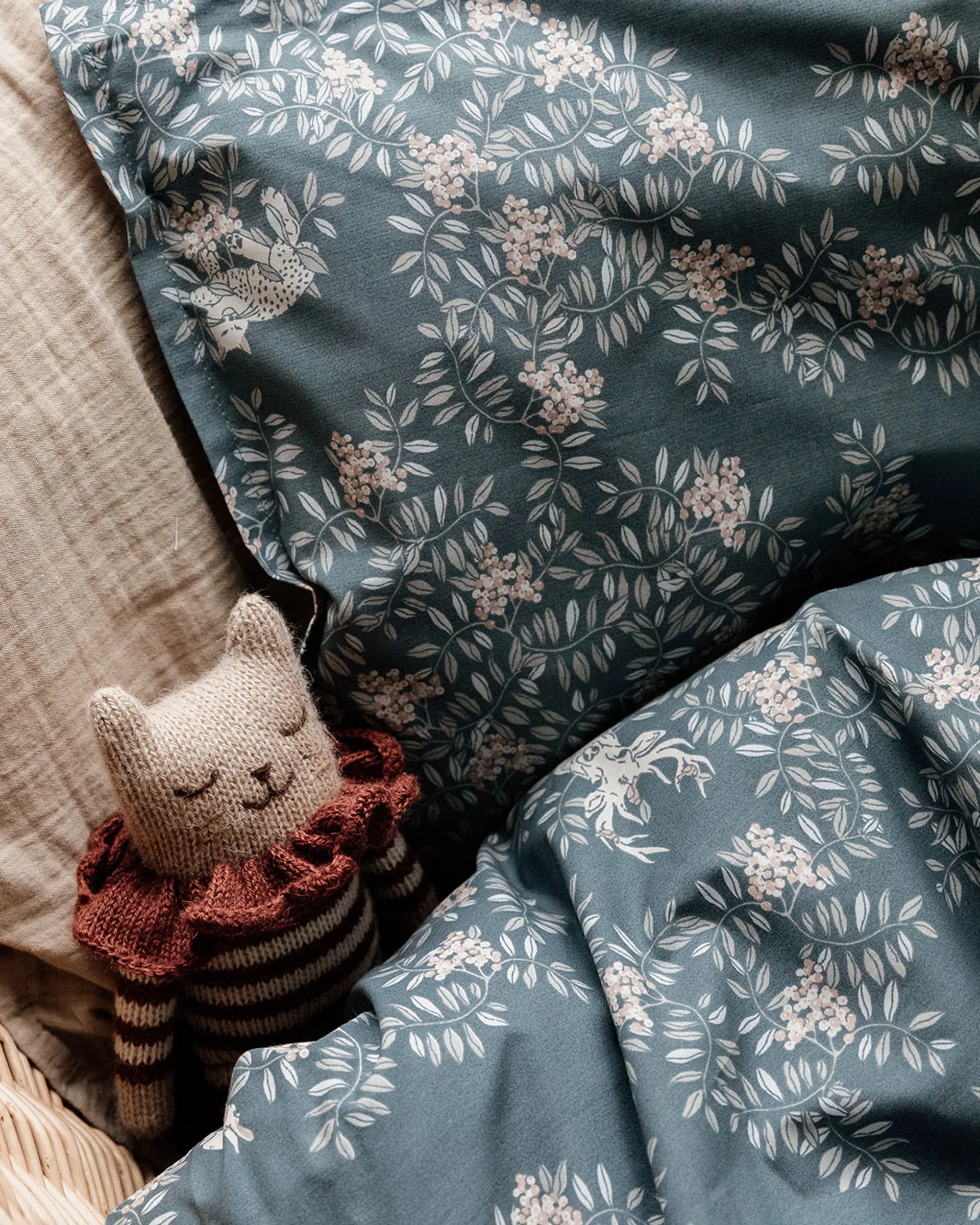 Conjunto de cama Fauna Forest baby, 70x100 cm/40x45 cm Garbo&Friends