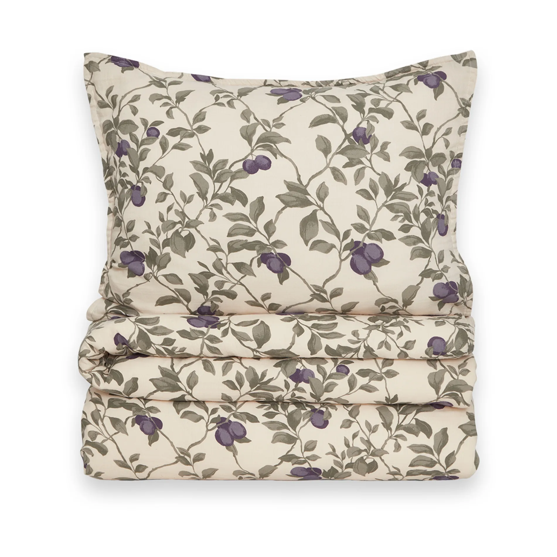 Conjunto de cama Plum Musin, 140x200 cm/50x70 cm Garbo&Friends