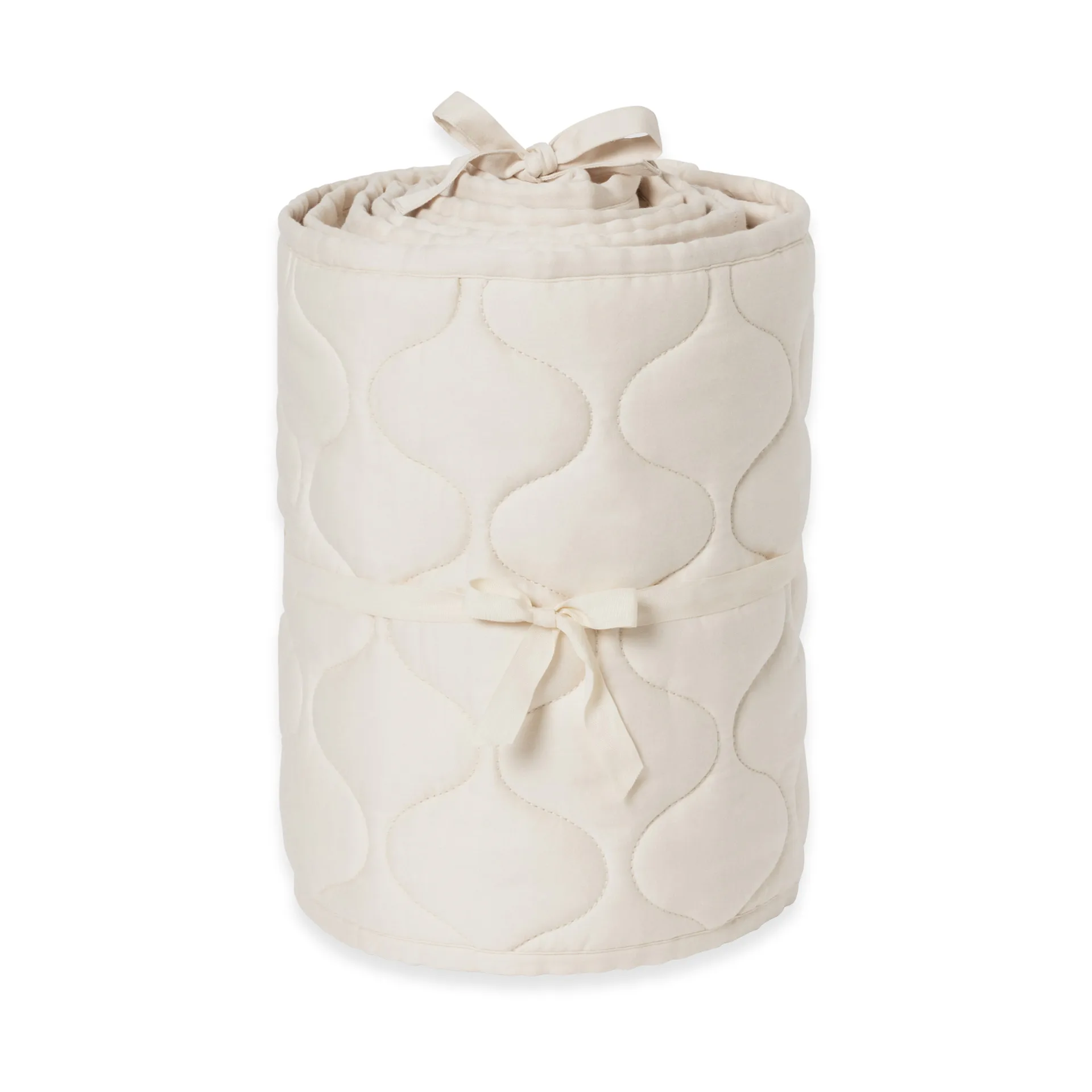 Eggshell Satin protetor acolchoado para berço , 30x360 cm Garbo&Friends
