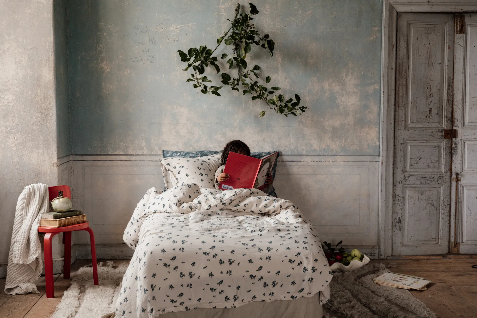 Fronha Blueberry Muslin, 50x70 cm Garbo&Friends