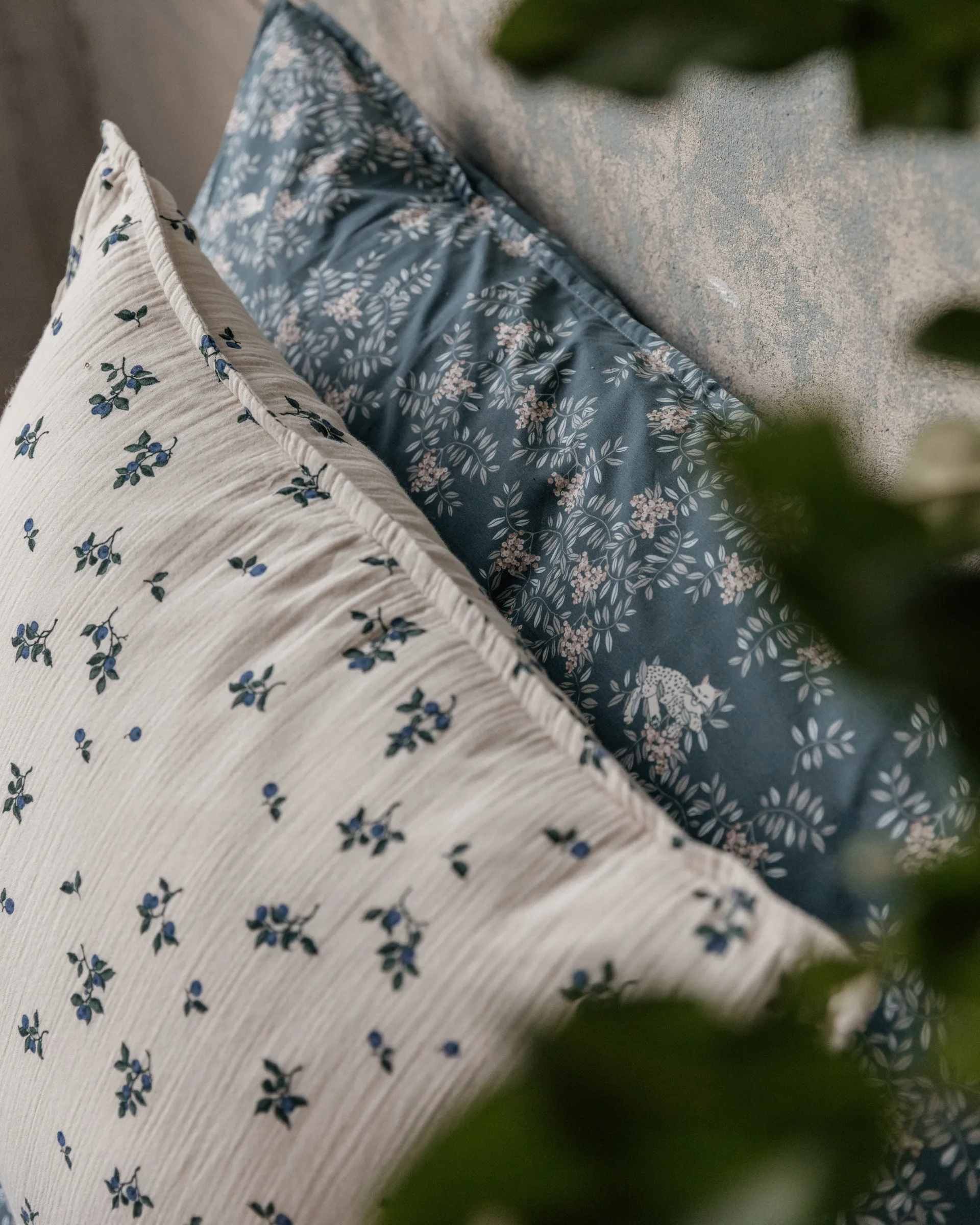 Fronha Blueberry Muslin, 50x75cm Garbo&Friends