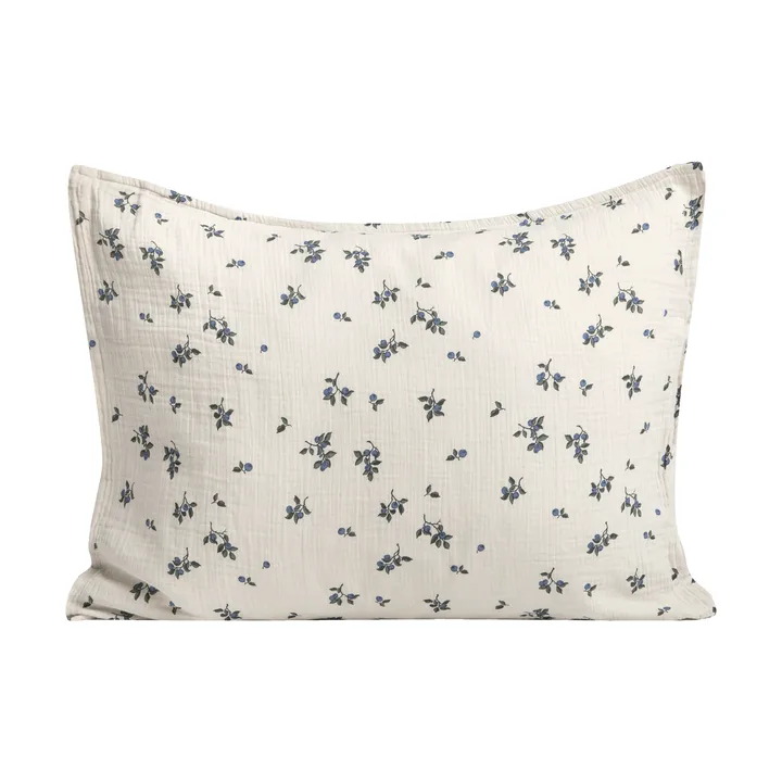 Fronha Blueberry Muslin - 80x80 cm - Garbo&Friends