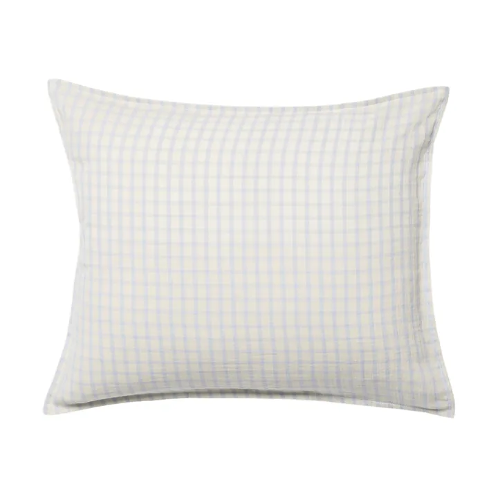 Gingham Sky Blue Muslin fronha - Sky 50x60 cm - Garbo&Friends
