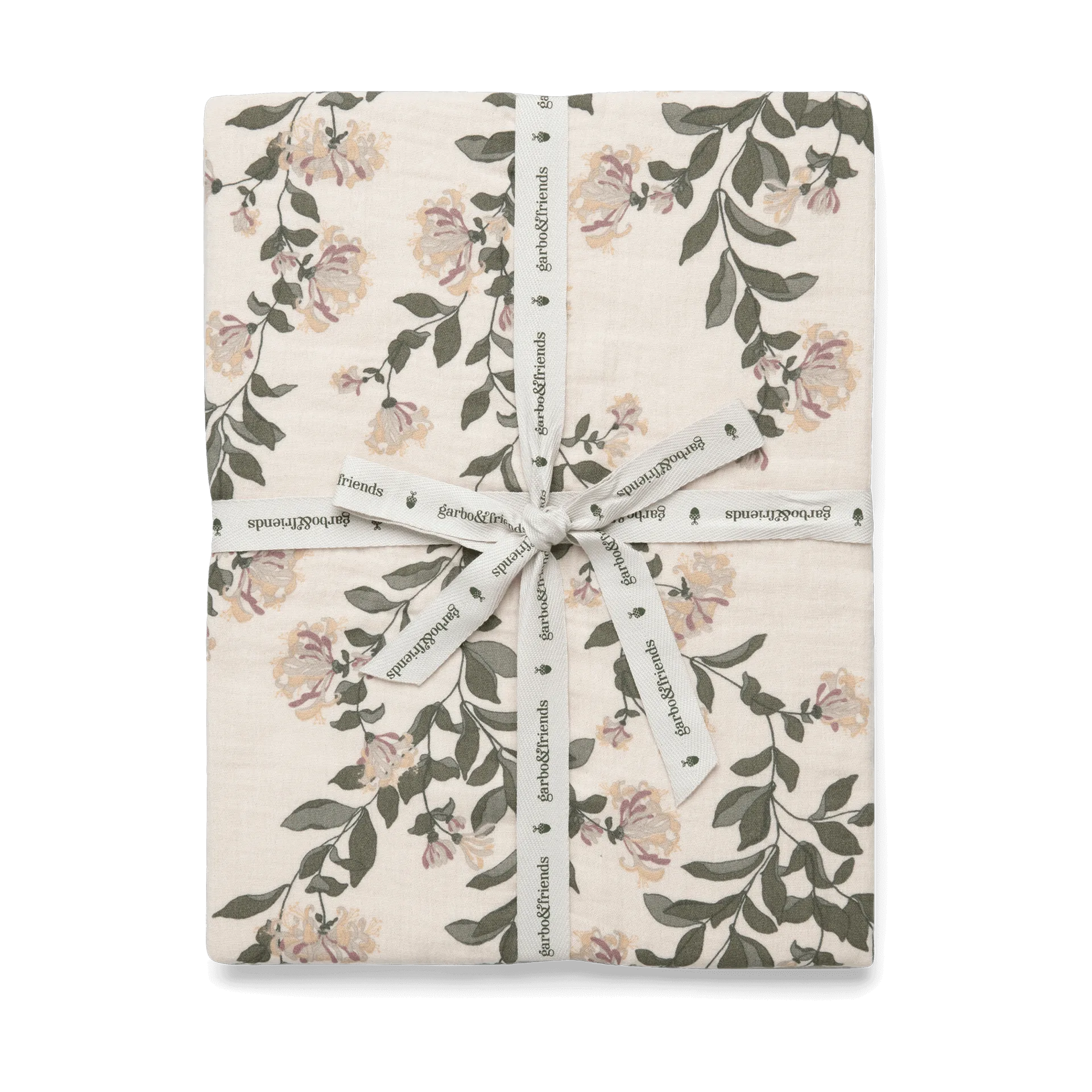 Honeysuckle Muslin lençol com elástico, 60x120x20 cm Garbo&Friends