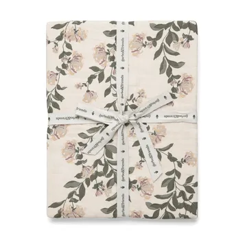 Honeysuckle Muslin lençol com elástico - 60x120x20 cm - Garbo&Friends