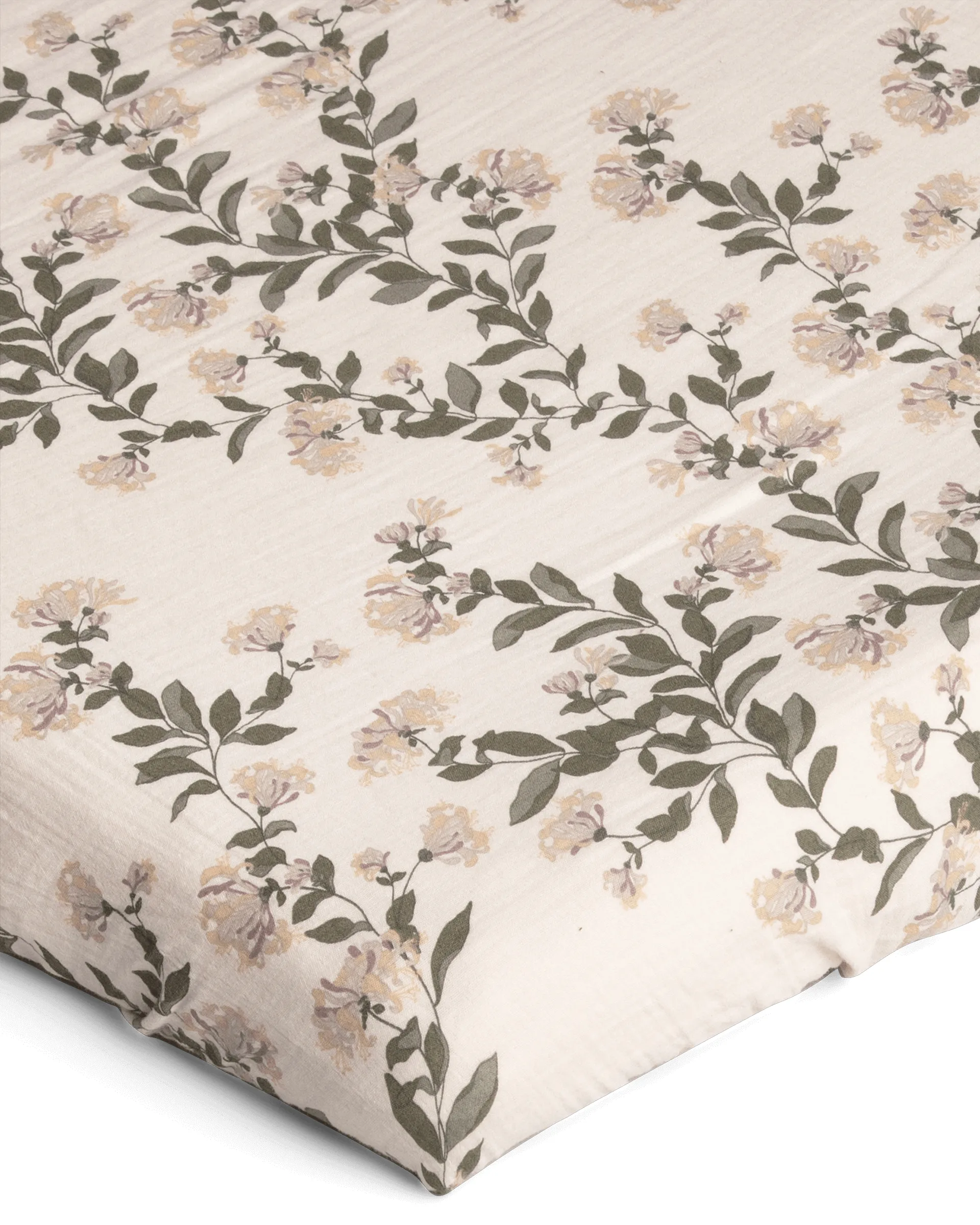 Honeysuckle Muslin lençol com elástico, 70x140x20 cm Garbo&Friends