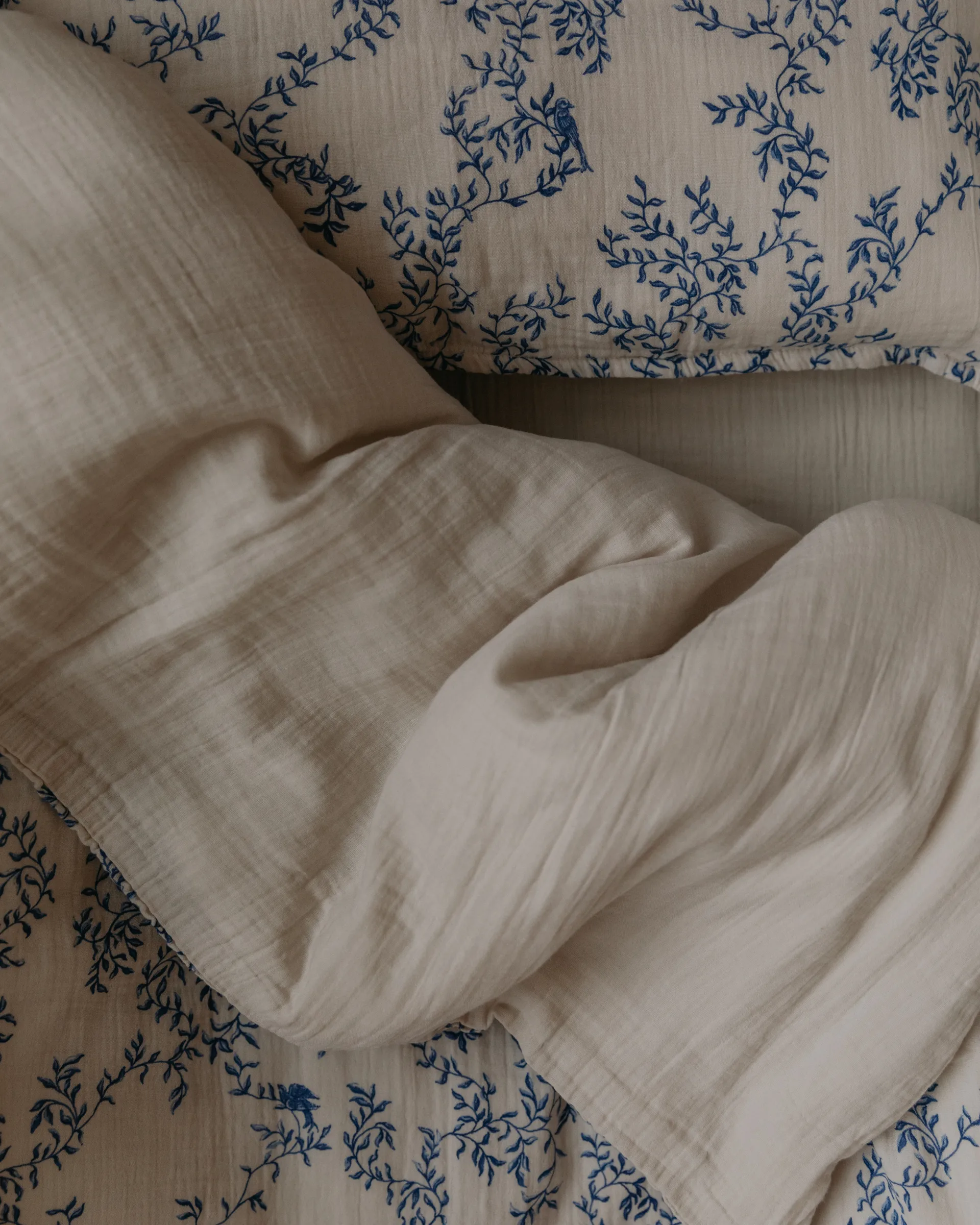 Jardim Muslin conjunto de cama júnior , 100x140 cm/40x60 cm Garbo&Friends
