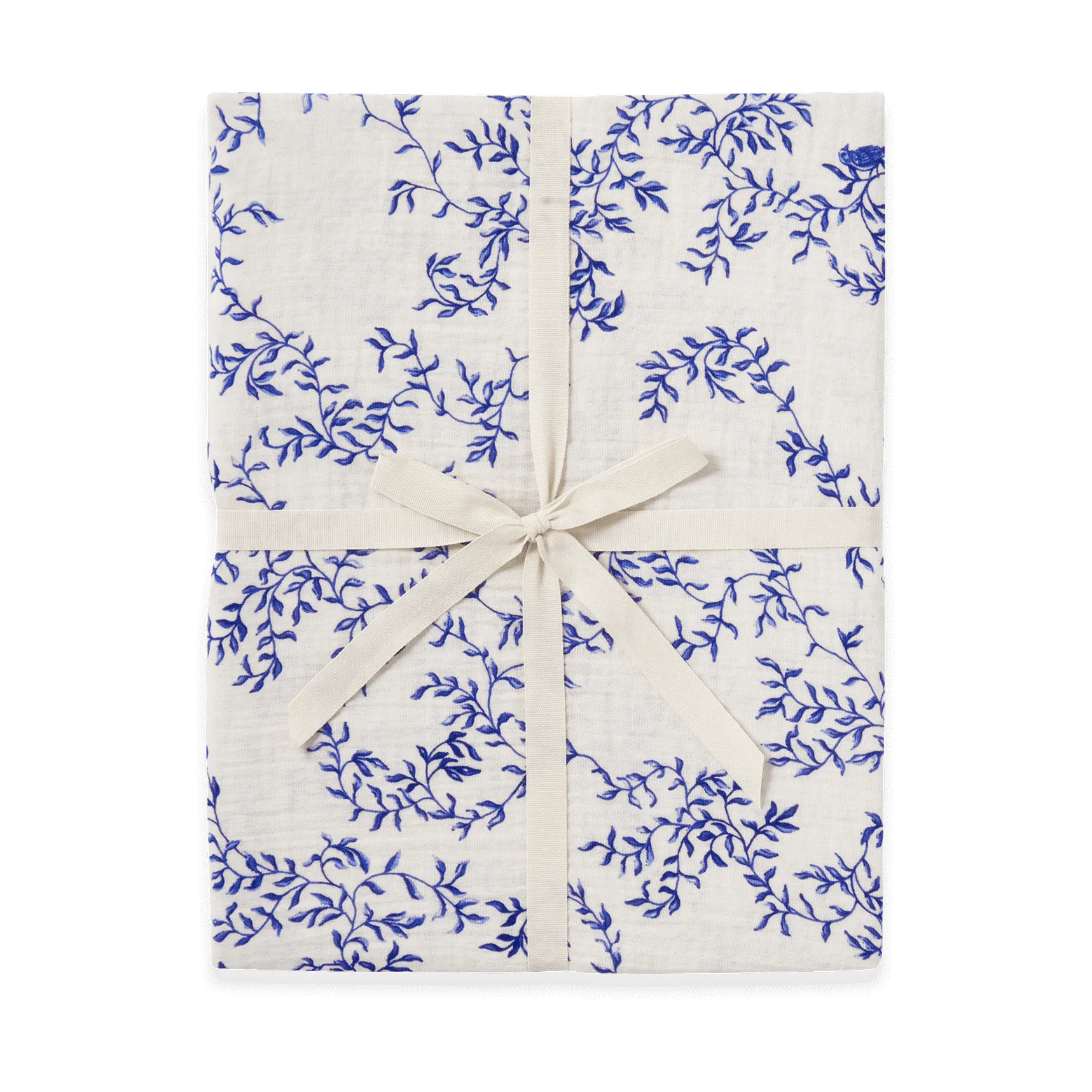 Jardim Muslin lençol com elástico, 60x120x20 cm Garbo&Friends