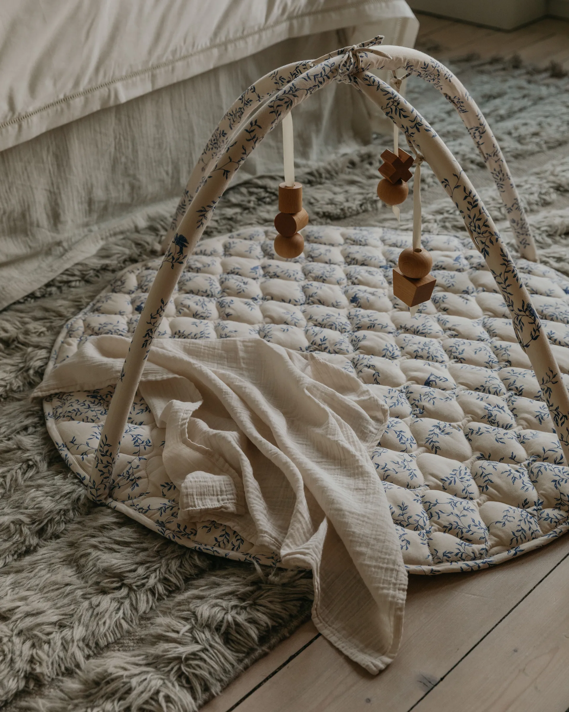 Jardim Satin ginásio para bebê, Ø90 cm Garbo&Friends