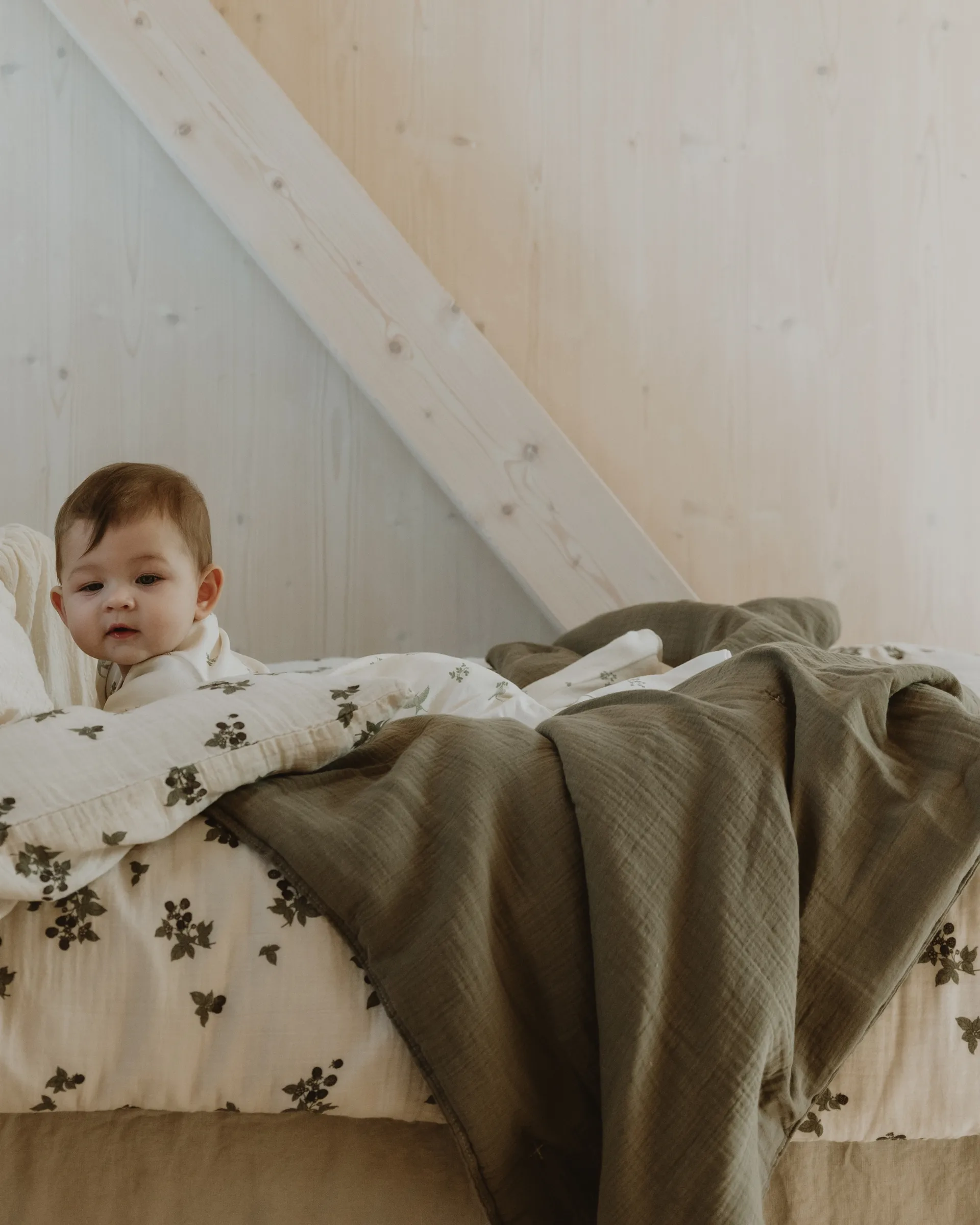 Manta acolchoada Geranium Muslin, 100x140 cm Garbo&Friends