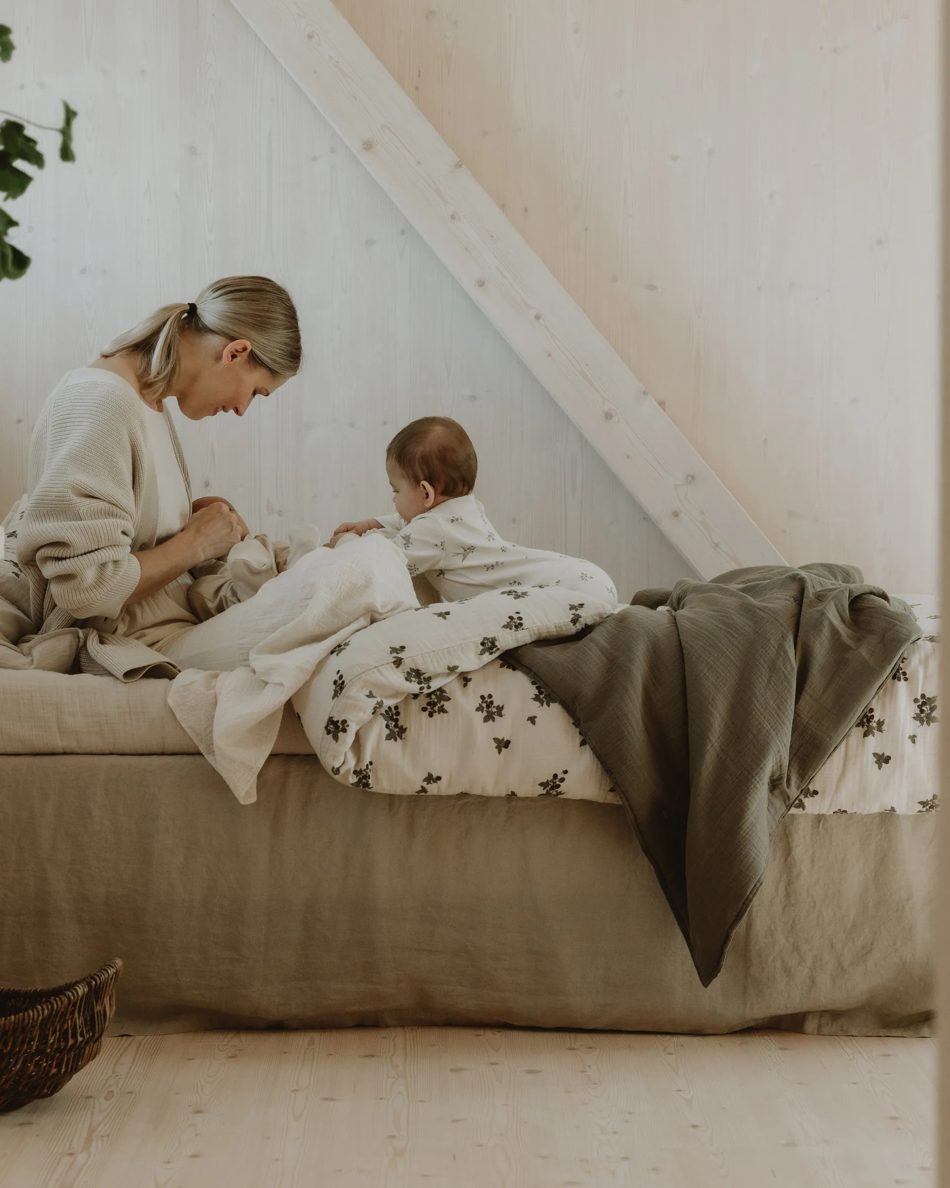 Manta acolchoada Geranium Muslin, 100x140 cm Garbo&Friends