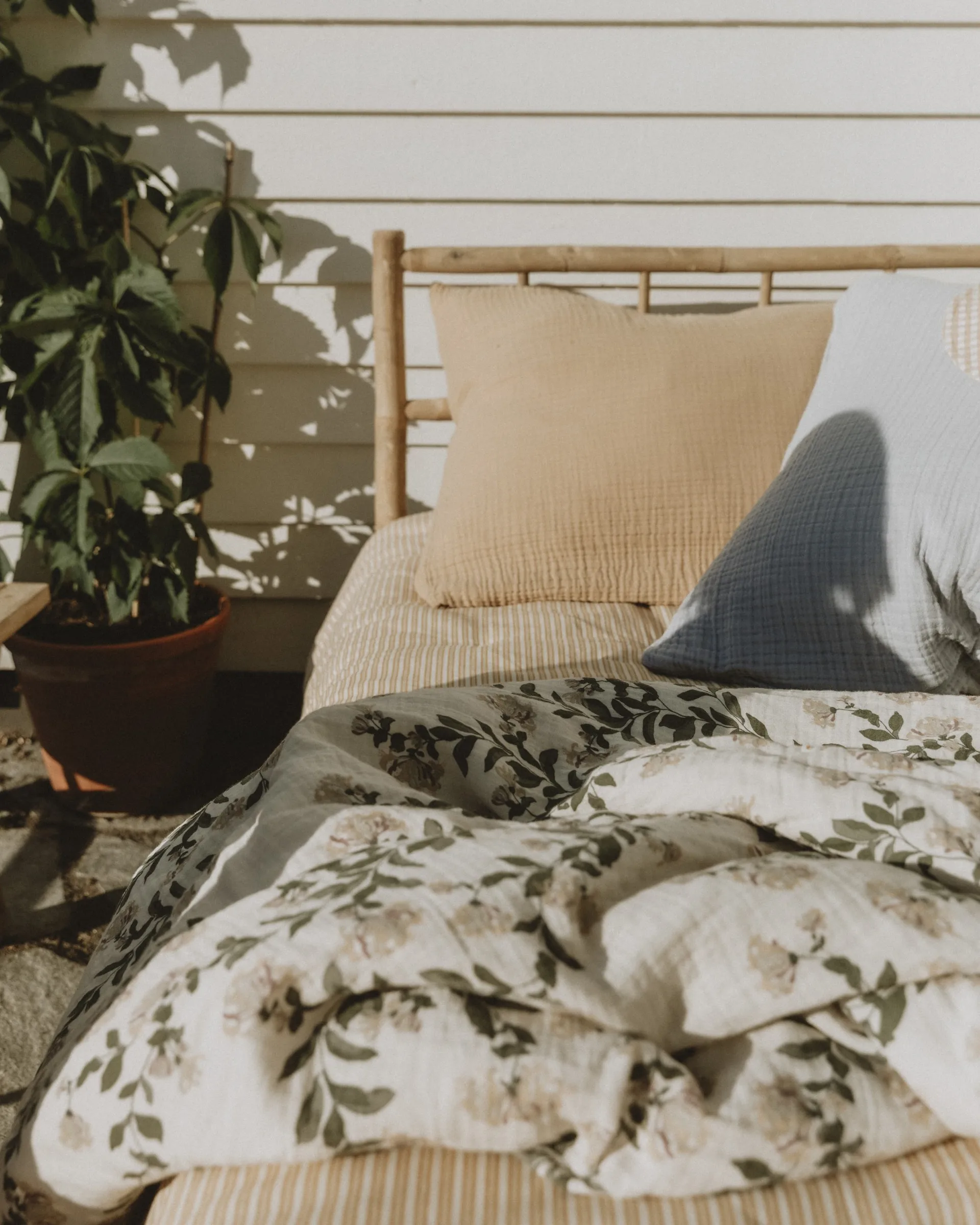 Manta acolchoada Honeysuckle Muslin, 100x140 cm Garbo&Friends