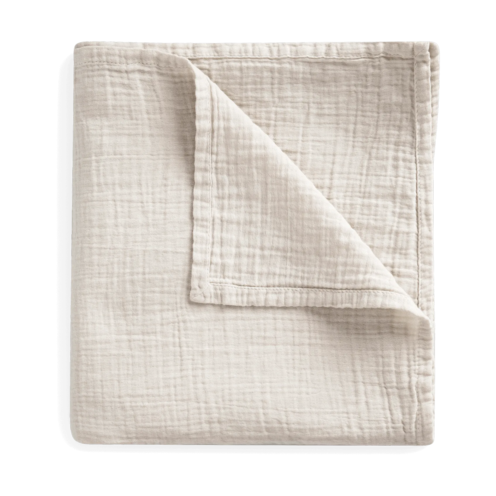 Manta Eggshell Muslin Swaddle, 110x110 cm Garbo&Friends