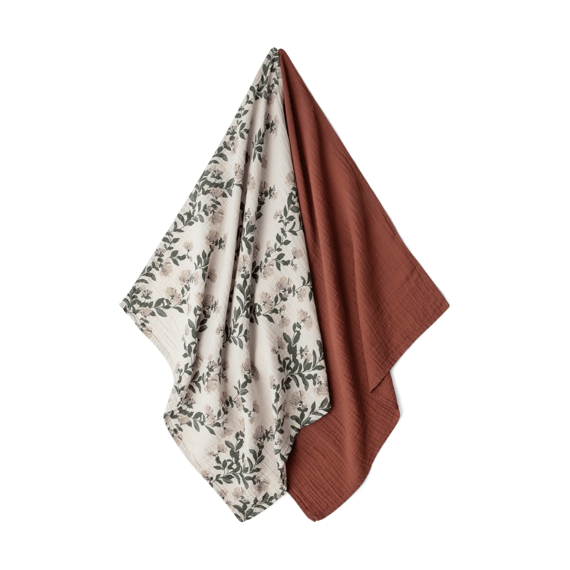 Manta pequena Honeysuckle Muslin 2 peças, 60x60 cm Garbo&Friends