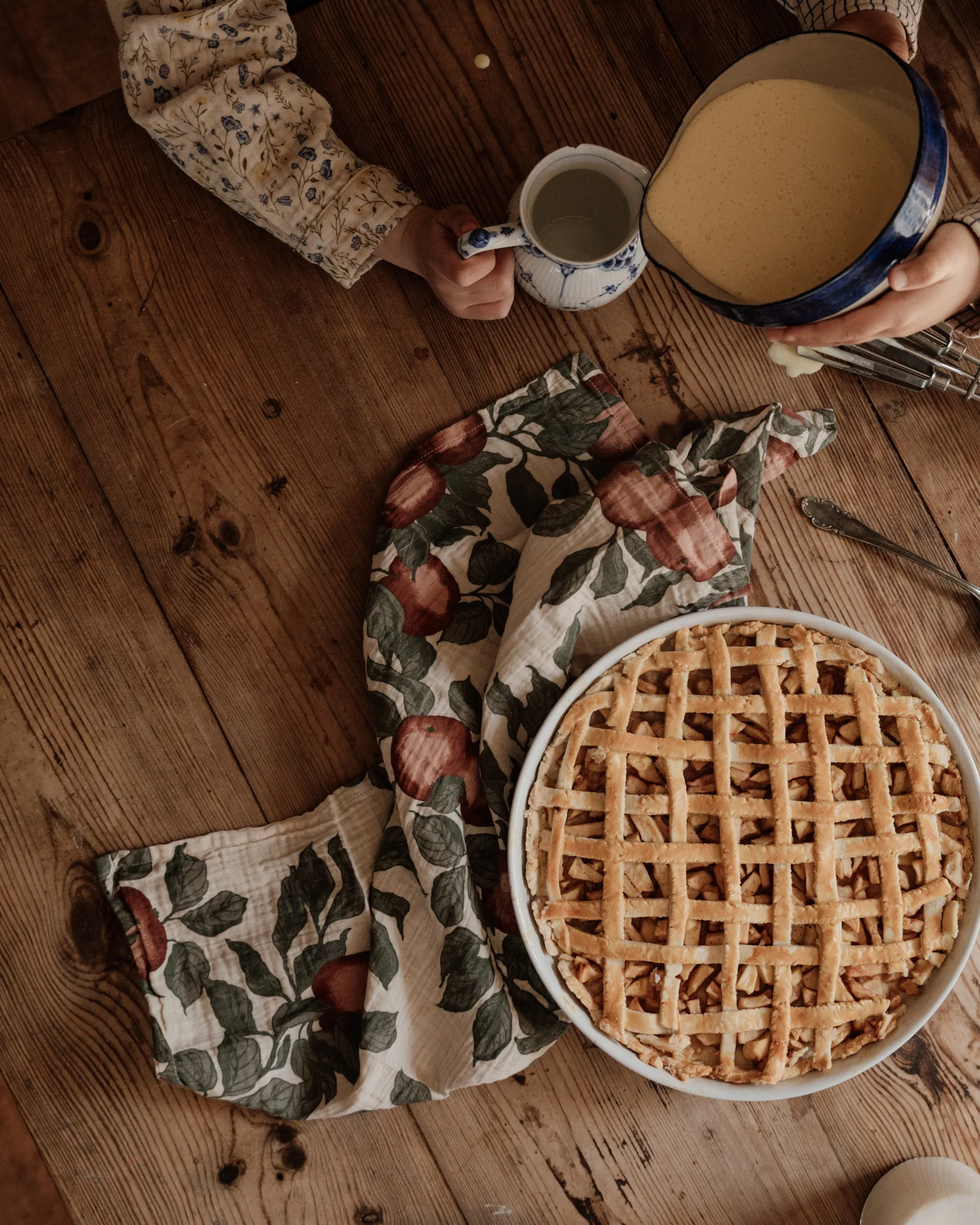 Manta pequena Pomme Muslin 2 peças, 60x60 cm Garbo&Friends