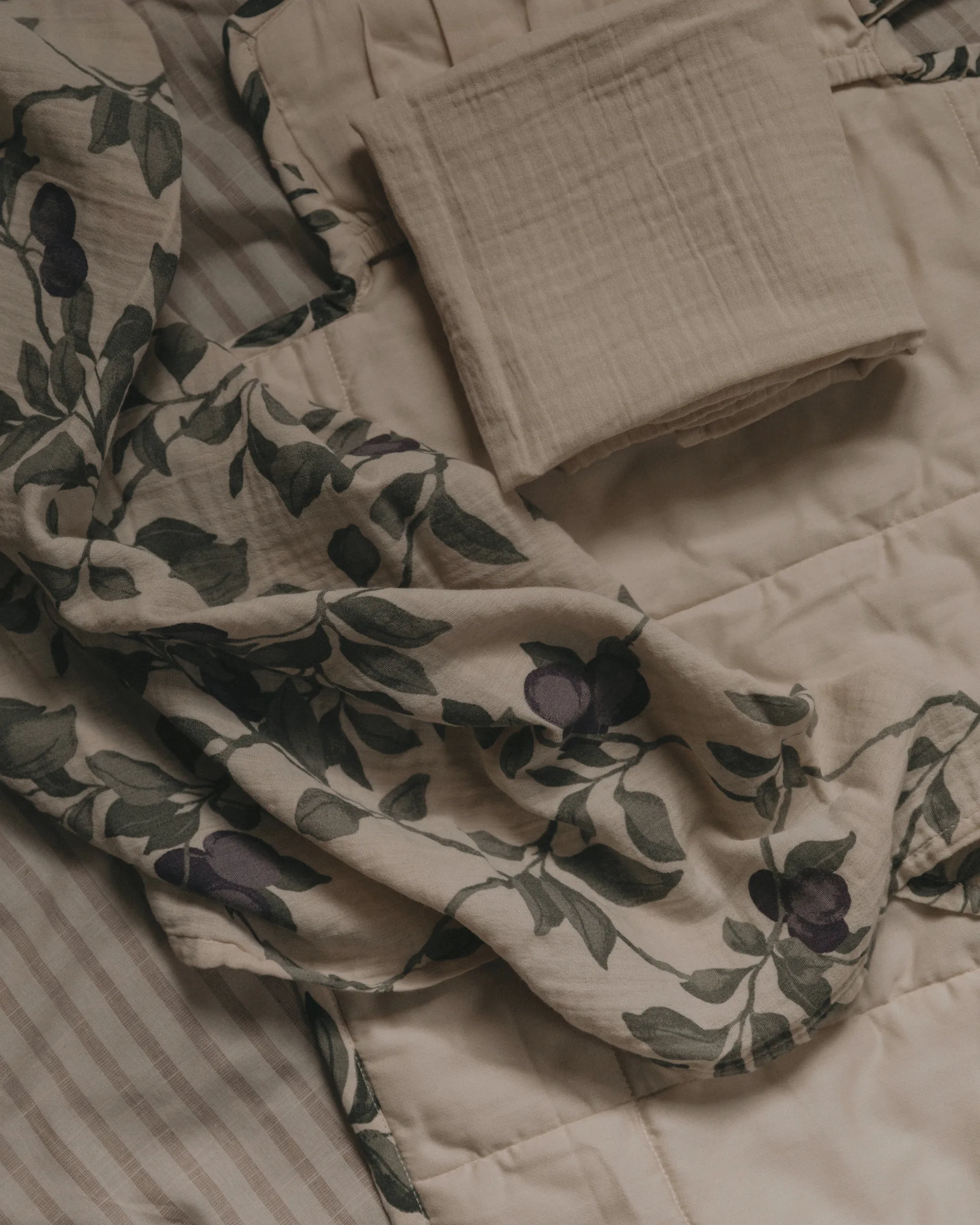 Manta Plum Muslin, 110x110 cm Garbo&Friends