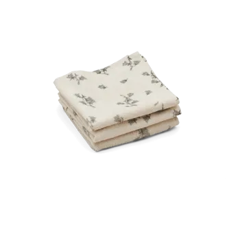Pano de rosto Bluebell Terry conjunto de 3 - 30x30 cm - Garbo&Friends