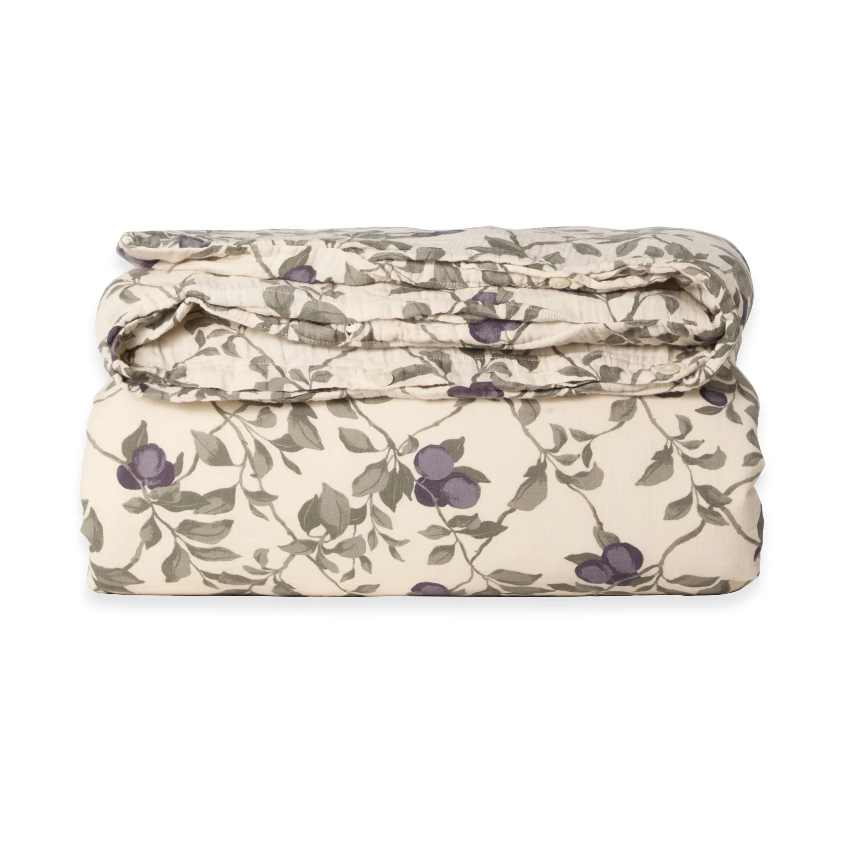 Plum Muslin capa de edredão cama dupla, 220x220 cm Garbo&Friends