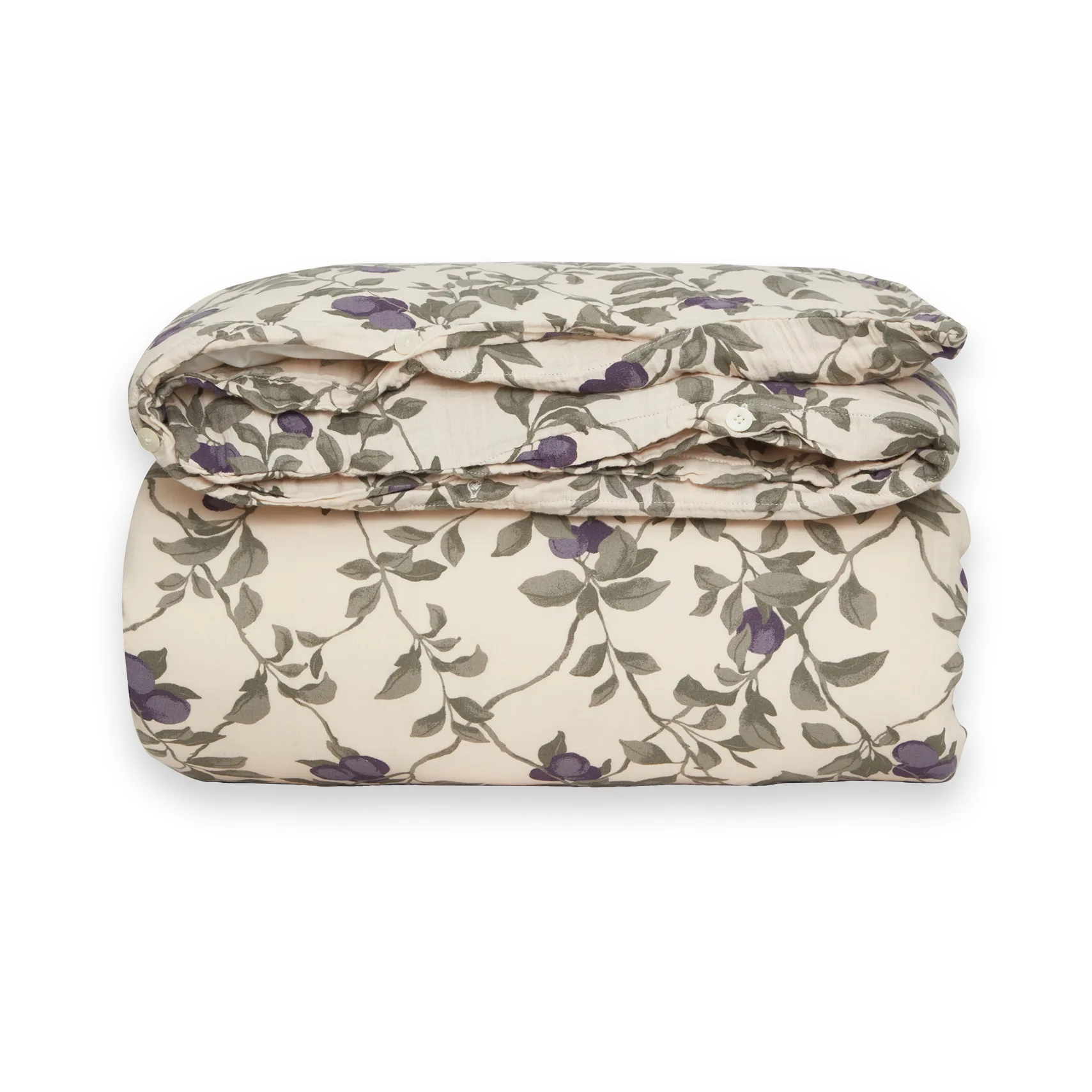 Plum Muslin capa de edredão cama dupla, 240x220 cm Garbo&Friends