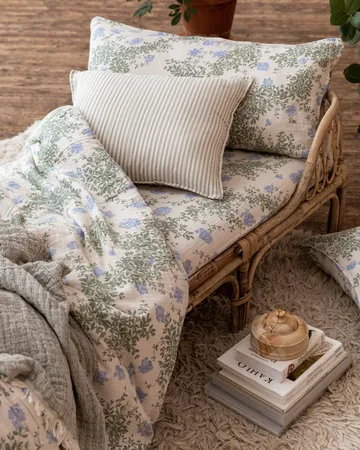 Plumbago Muslin edredão de capa - 140x200 cm - Garbo&Friends