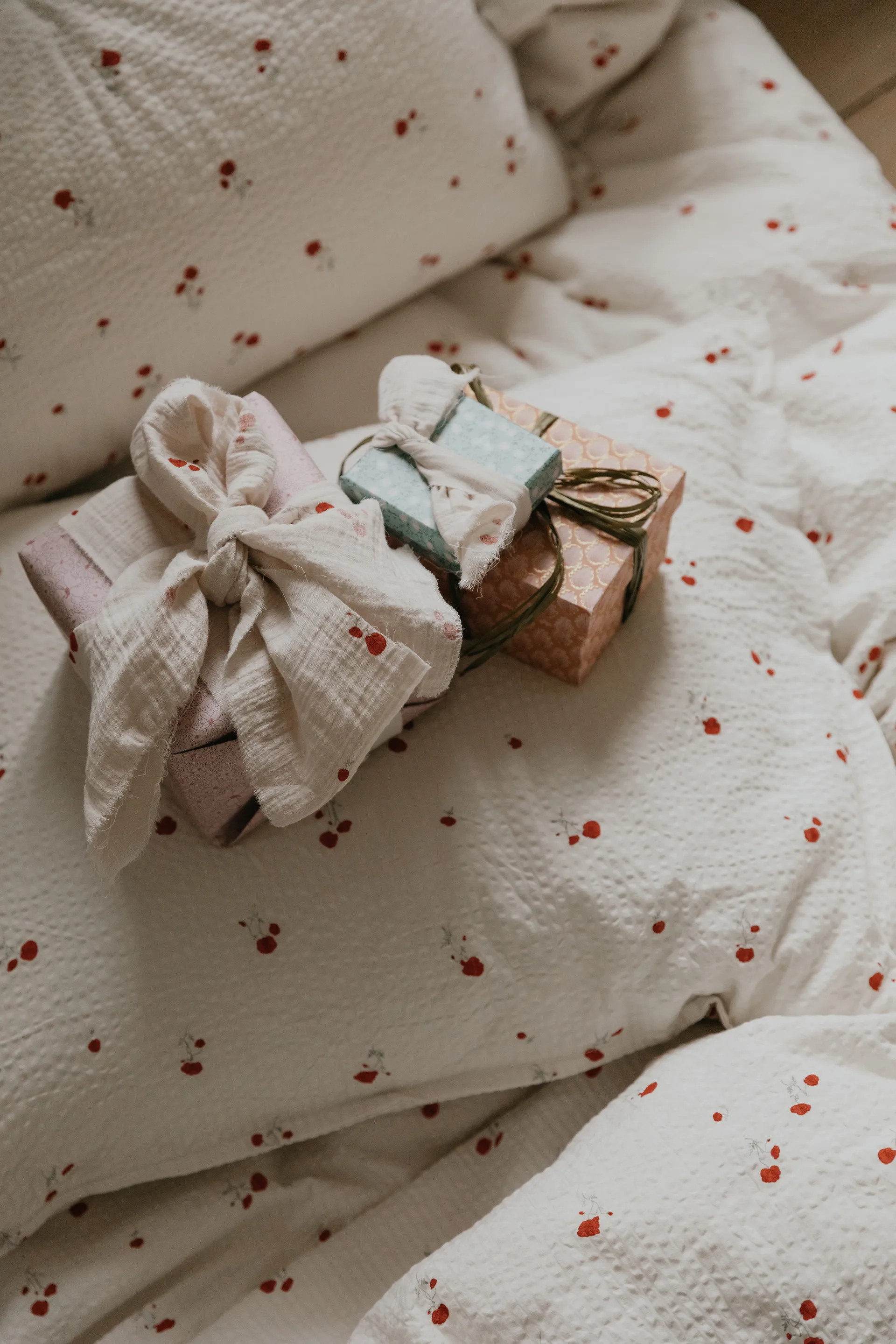 Poppy Muslin manta 2 peças, 60x60 cm Garbo&Friends