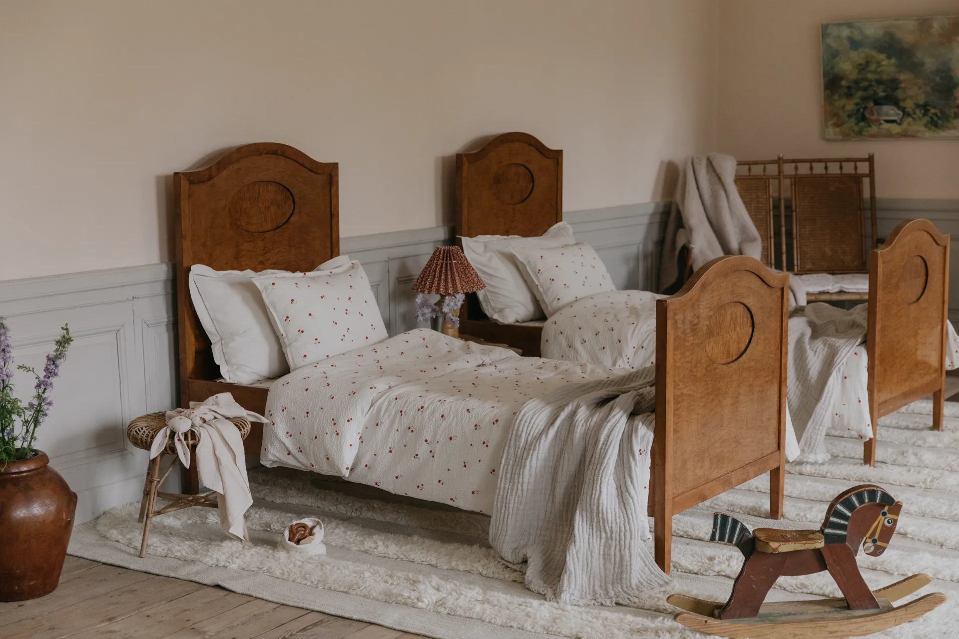 Poppy Seersucker capa de edredão, 150x210 cm Garbo&Friends