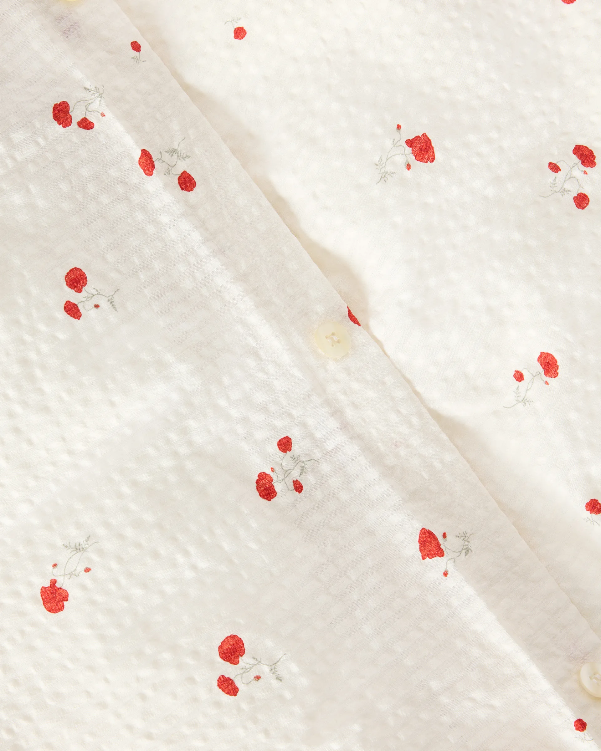 Poppy Seersucker capa de edredão dupla, 220x220 cm Garbo&Friends