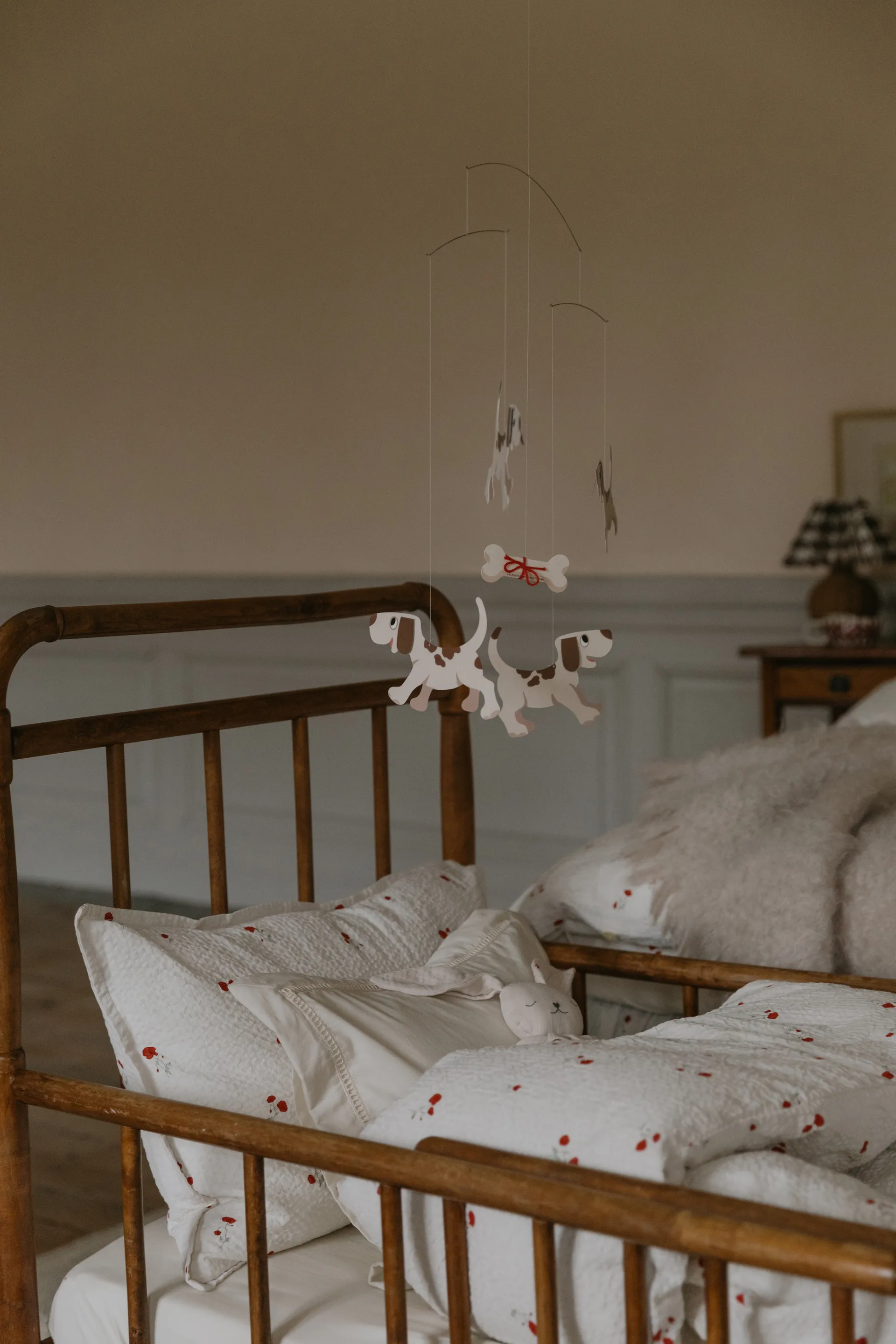 Poppy Seersucker conjunto de cama para bebé, 70x80 cm/28x35 cm Garbo&Friends