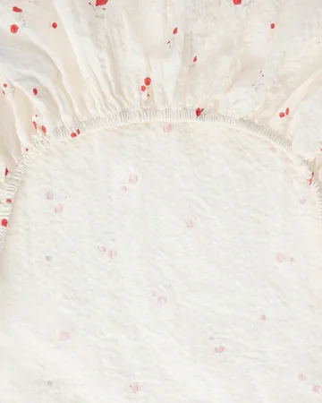 Poppy Seersucker lençol ajustável - 180x200x30 cm - Garbo&Friends