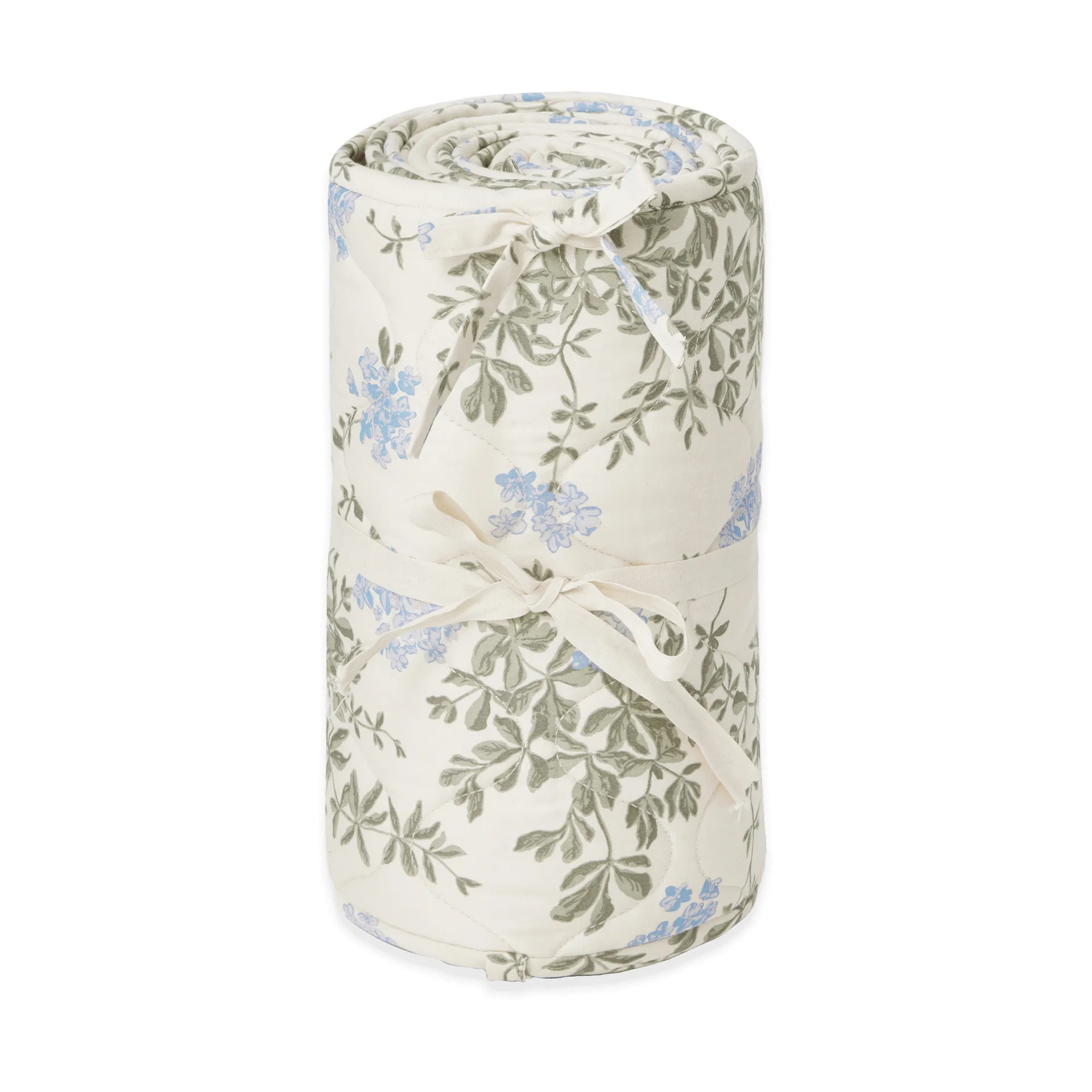 Protetor de berço acolchoado em cetim Plumbago, 30x360 cm Garbo&Friends